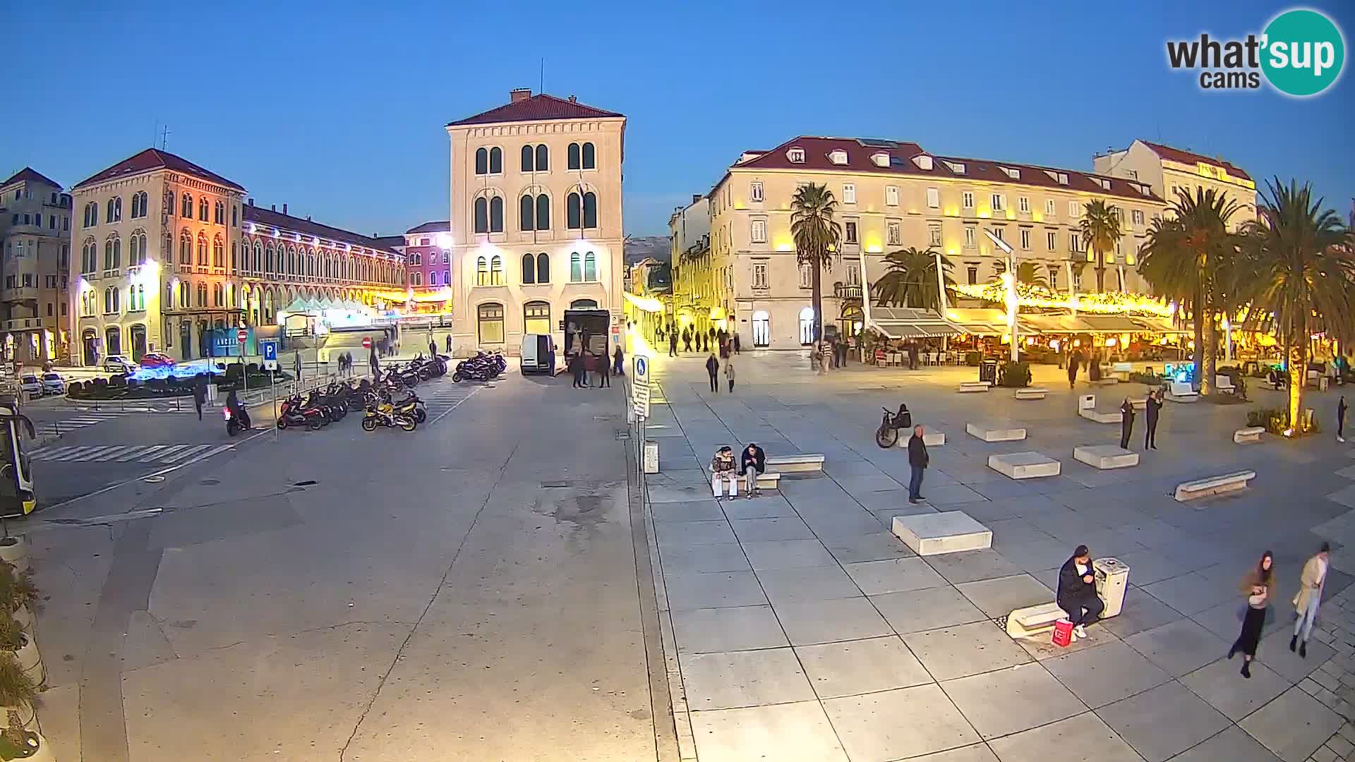 Webcam Spalato Riva – Prokurative | Piazza della Republika