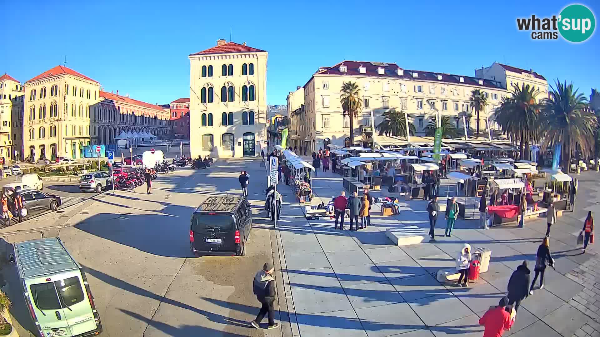 Live kamera Split Riva – Prokurative | Trg Republike