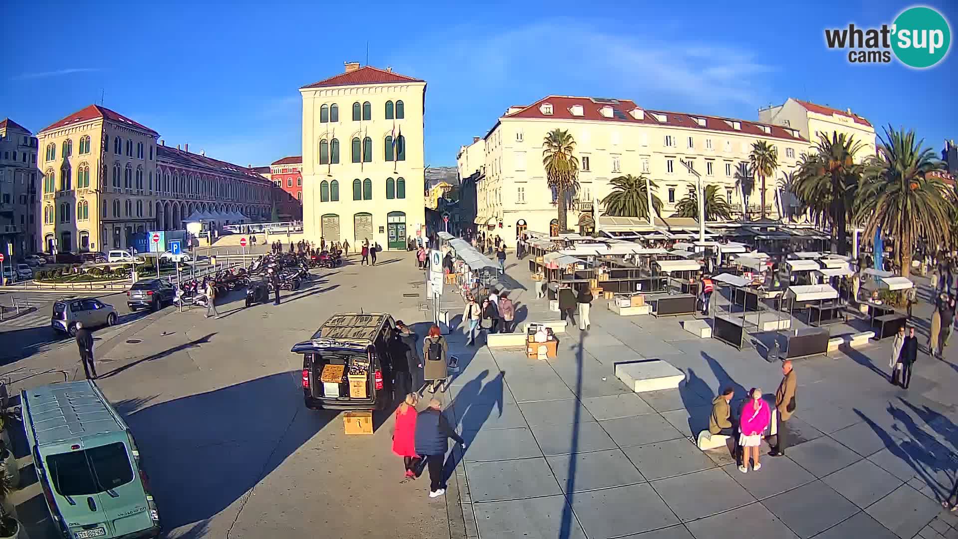 Live kamera Split Riva – Prokurative | Trg Republike