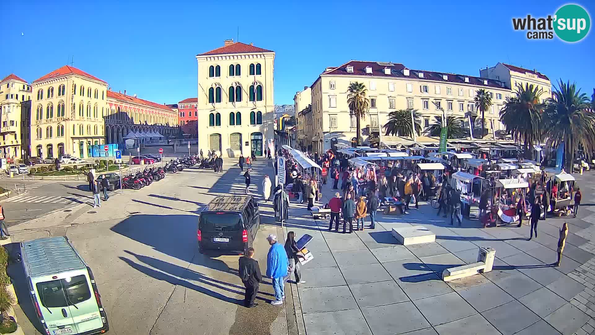 Webcam Split Riva – Prokurative | Trg Republike