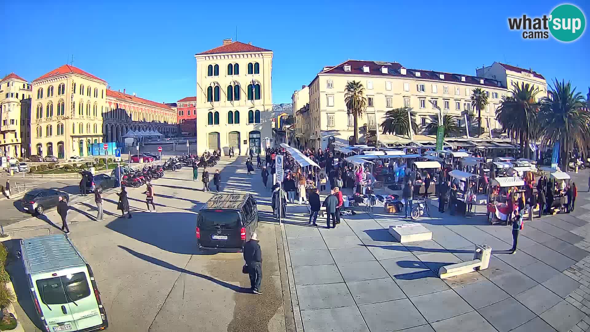 Webcam Split Riva – Prokurative | Trg Republike