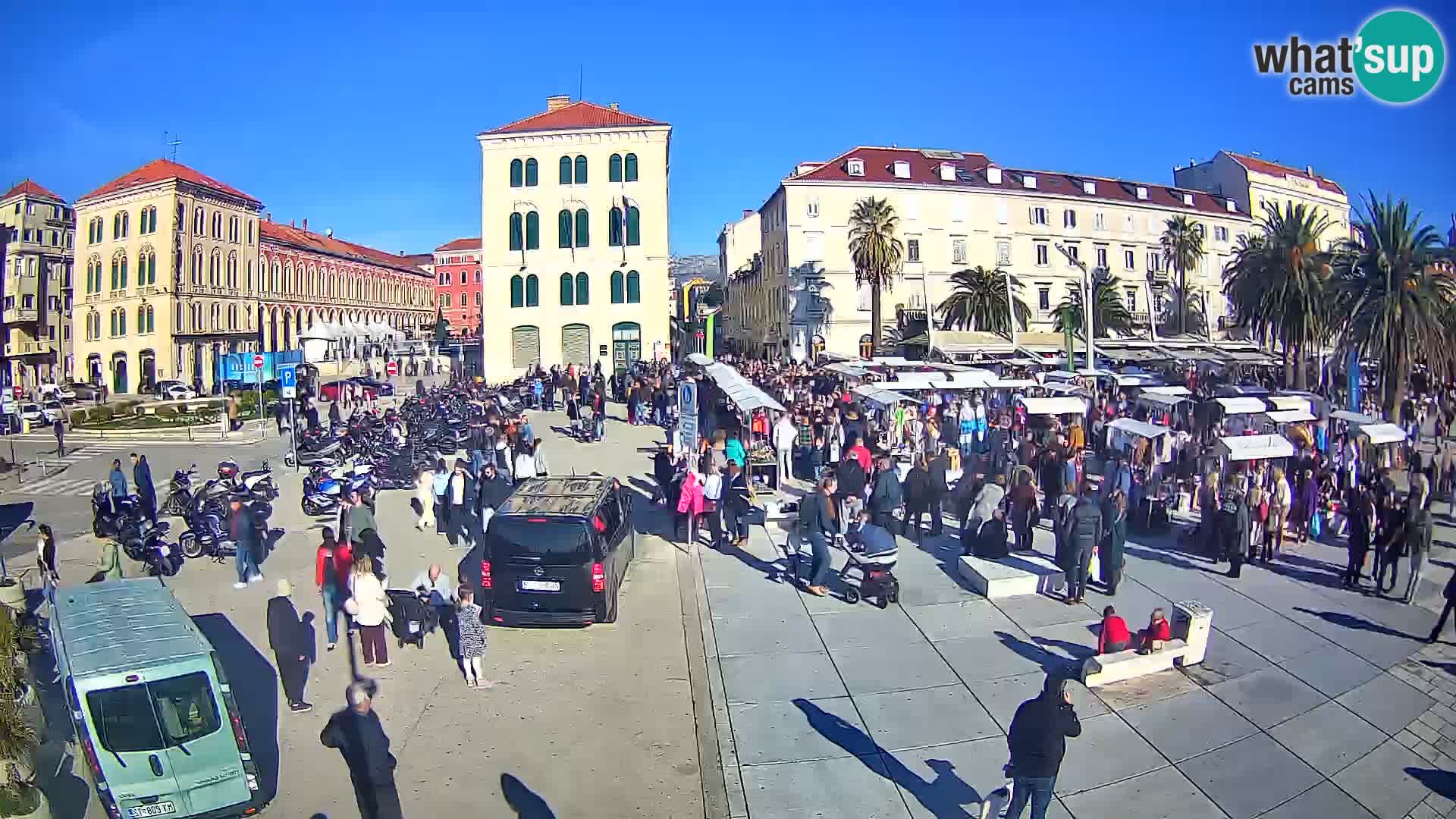 Split kamera Riva – Prokurative | Trg Republike