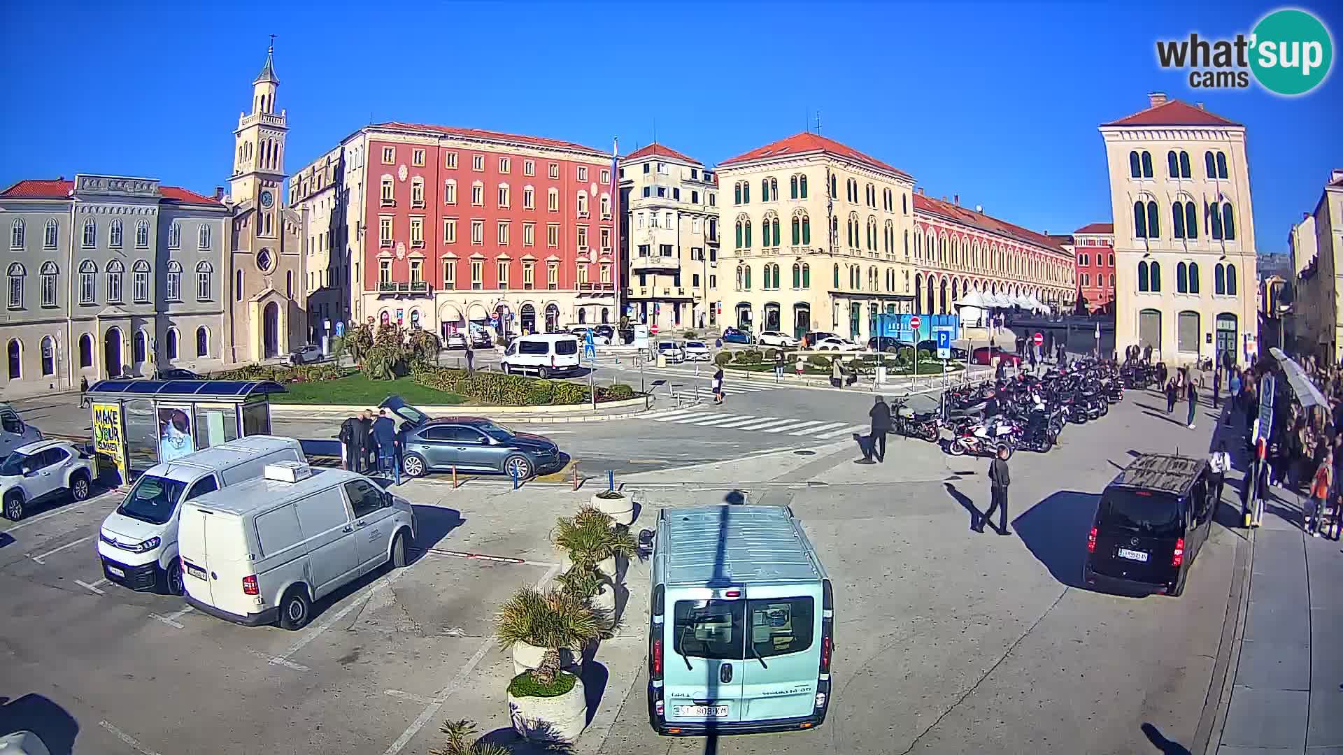 Webcam Split Riva – Prokurative | Trg Republike