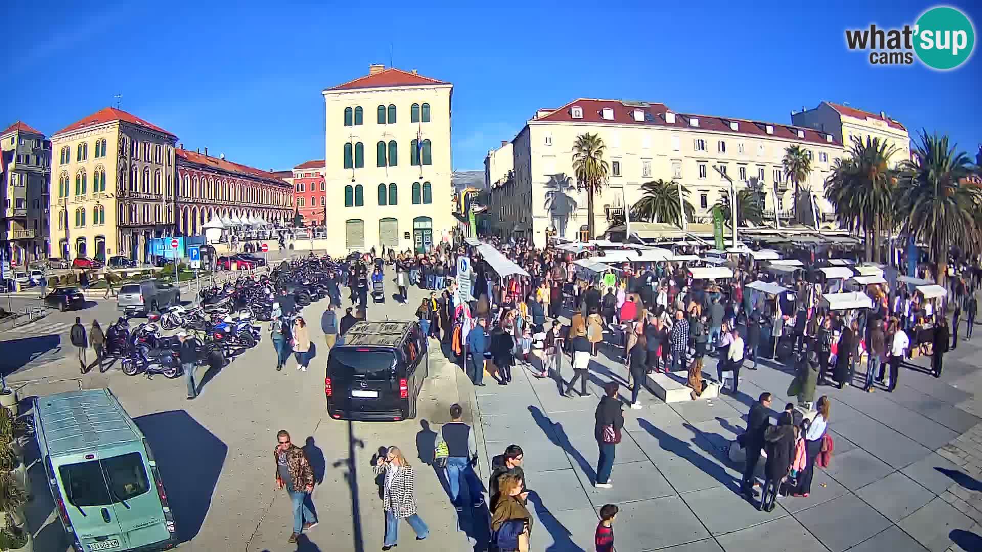 Webcam Spalato Riva – Prokurative | Piazza della Republika