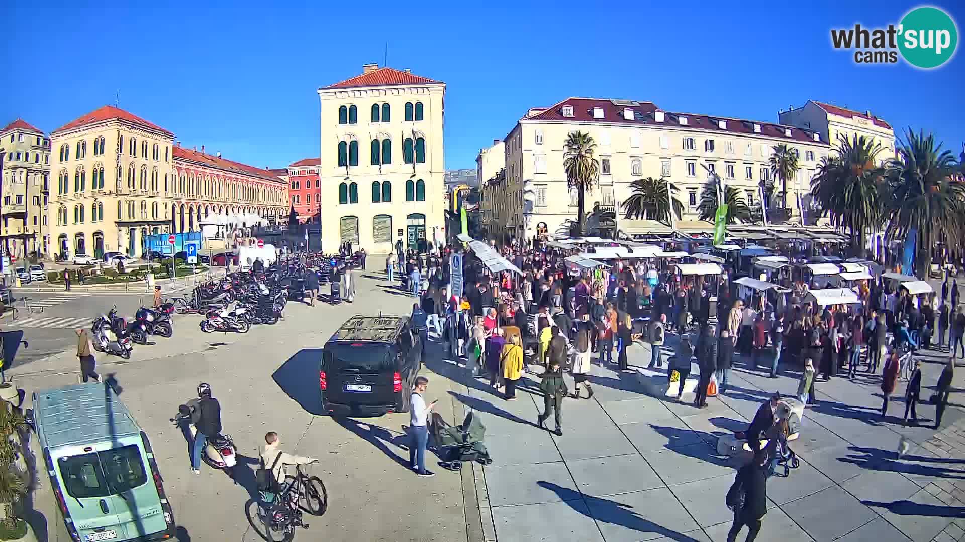 Webcam Split Riva – Prokurative | Trg Republike
