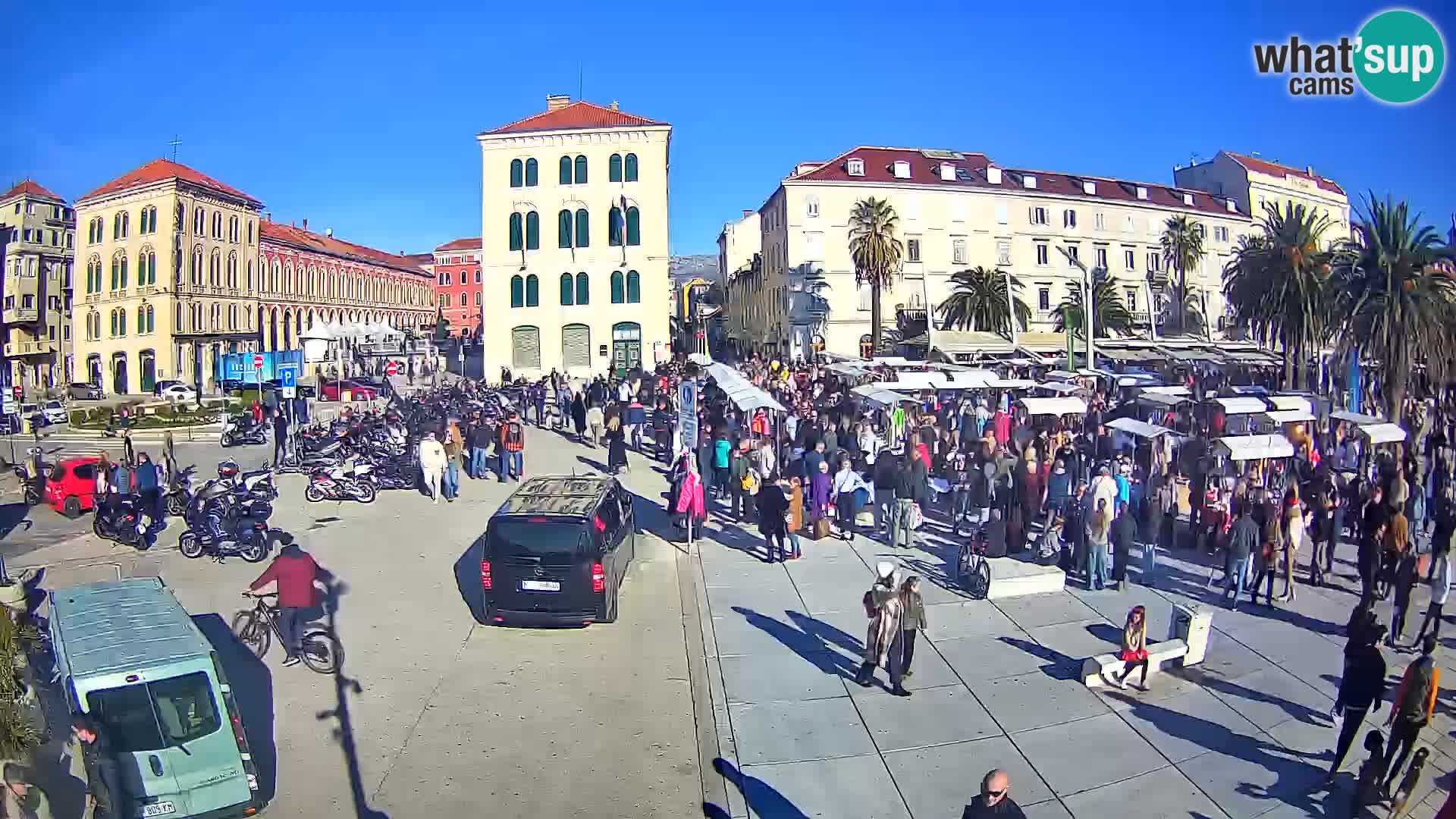 Webcam Split Riva – Prokurative | Plaza de la República