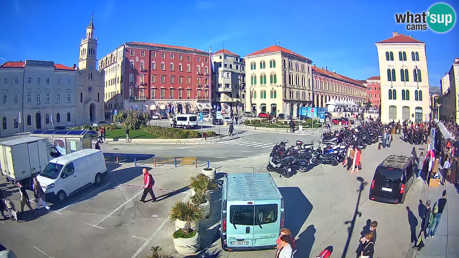 Live kamera Split Riva – Prokurative | Trg Republike