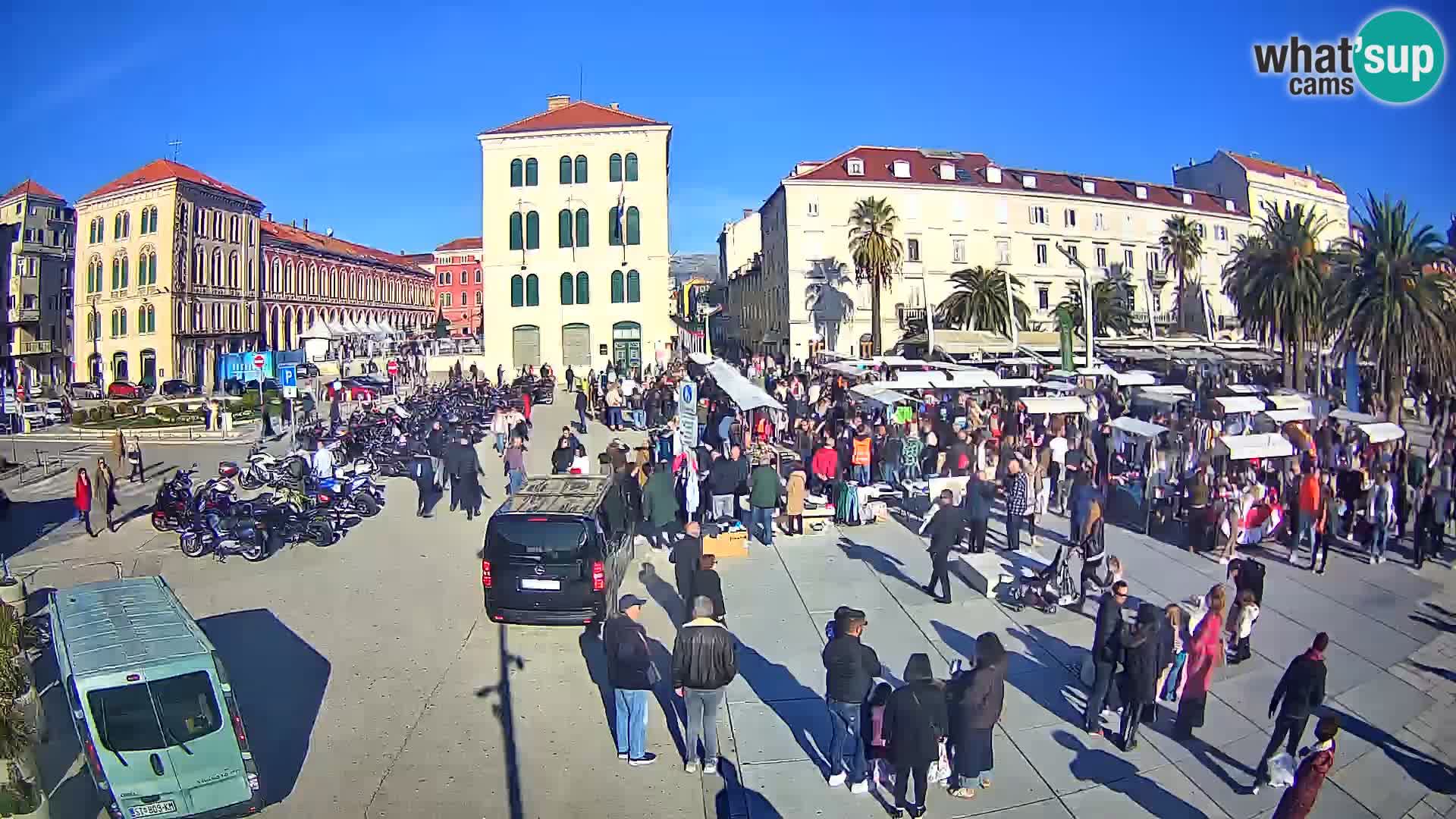 Webcam Spalato Riva – Prokurative | Piazza della Republika