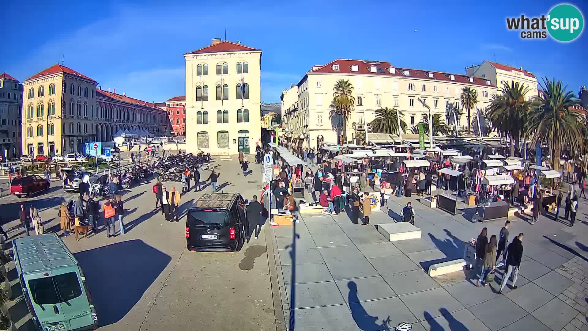 Webcam Spalato Riva – Prokurative | Piazza della Republika