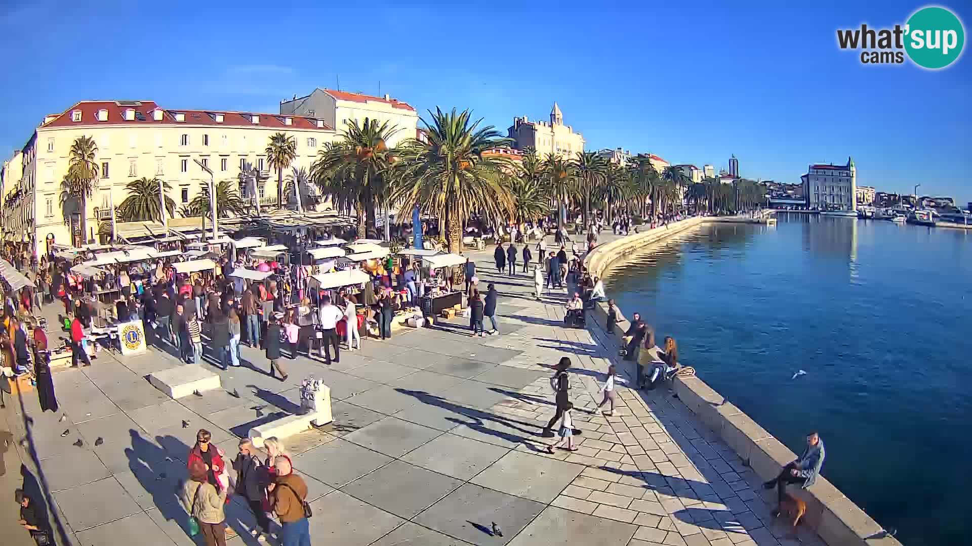 Webcam Spalato Riva – Prokurative | Piazza della Republika