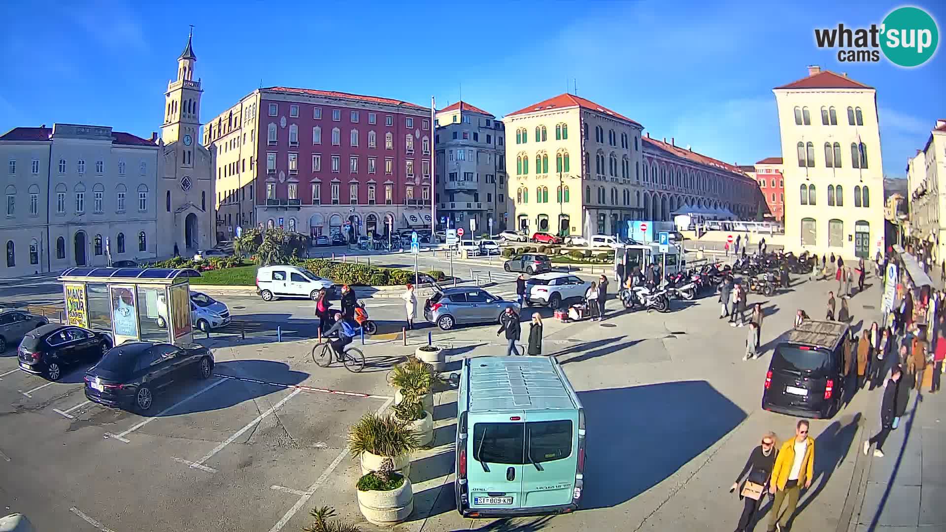 Webcam Split Riva – Prokurative | Trg Republike