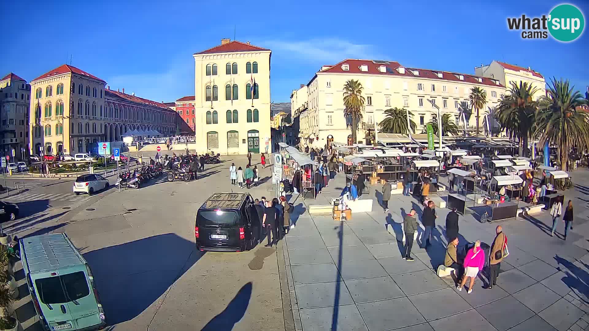 Webcam Split Riva – Prokurative | Trg Republike