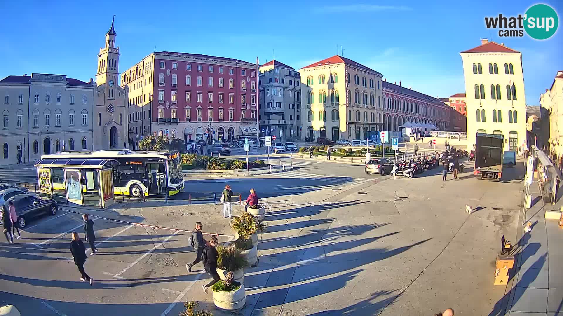 Live kamera Split Riva – Prokurative | Trg Republike