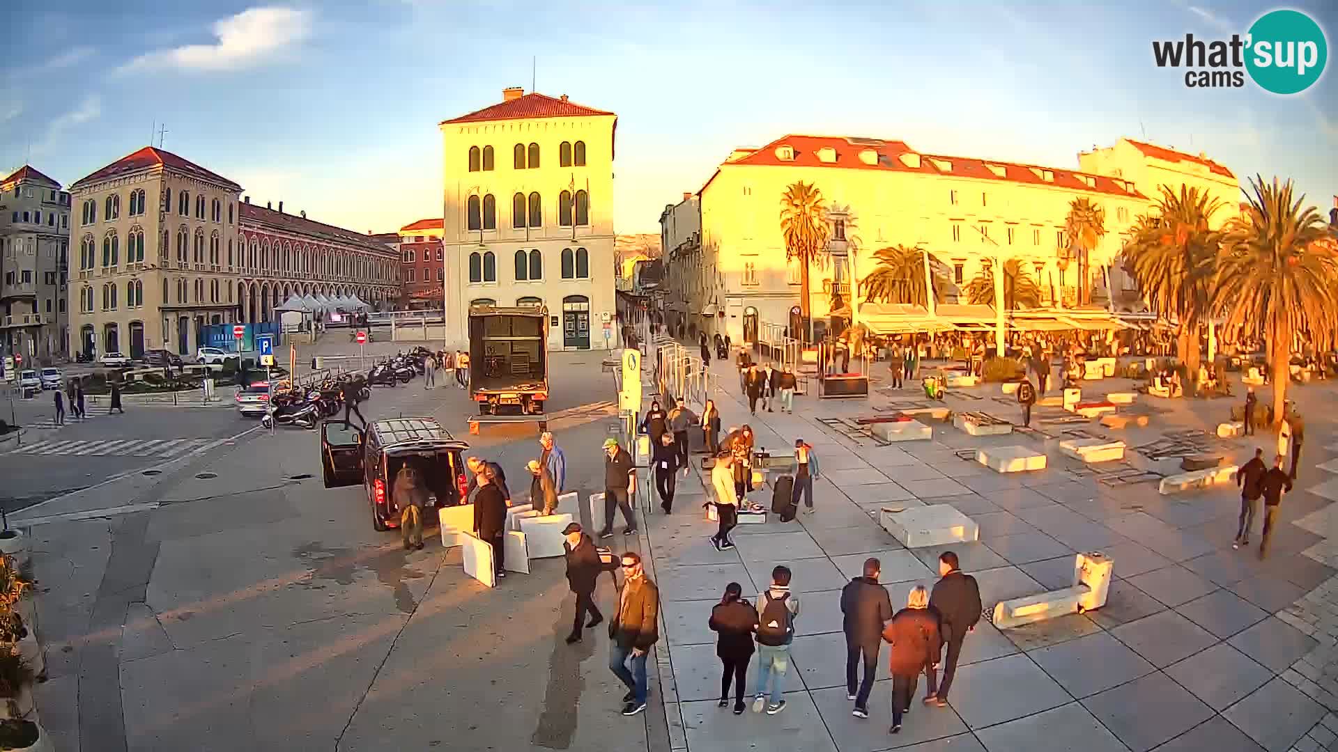Webcam Split Riva – Prokurative | Plaza de la República