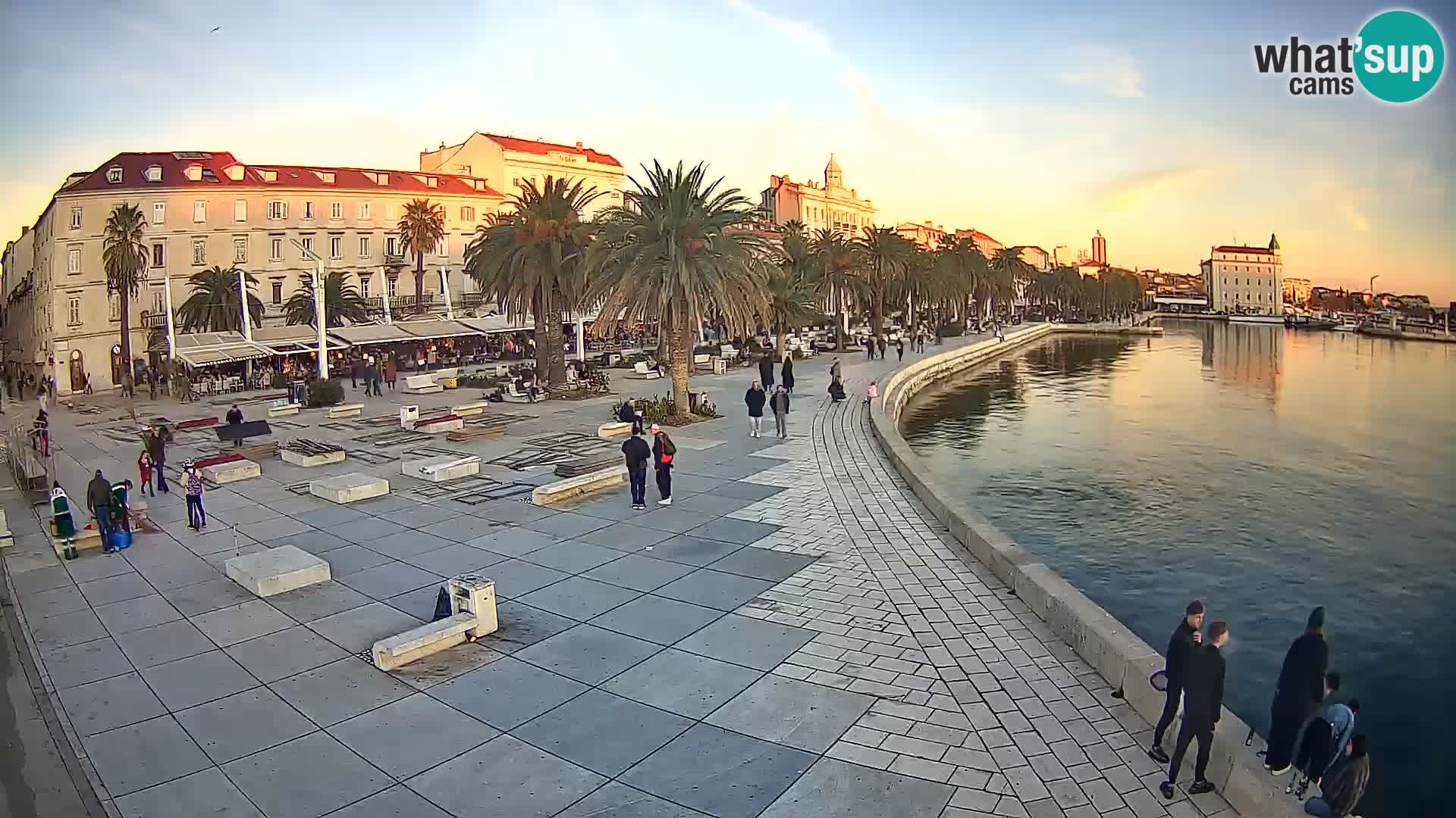 Webcam Split Riva – Prokurative | Trg Republike