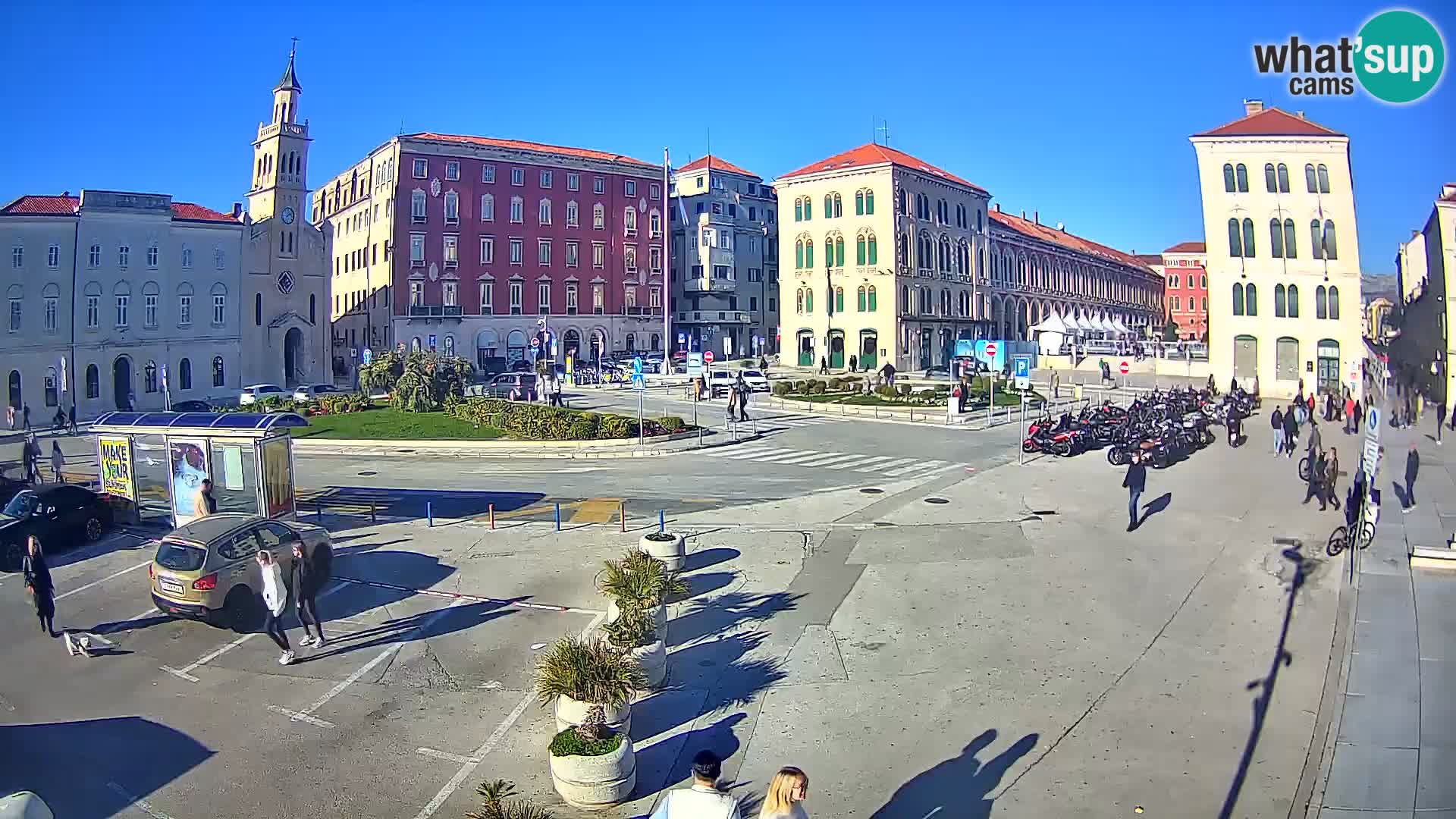 Webcam Spalato Riva – Prokurative | Piazza della Republika