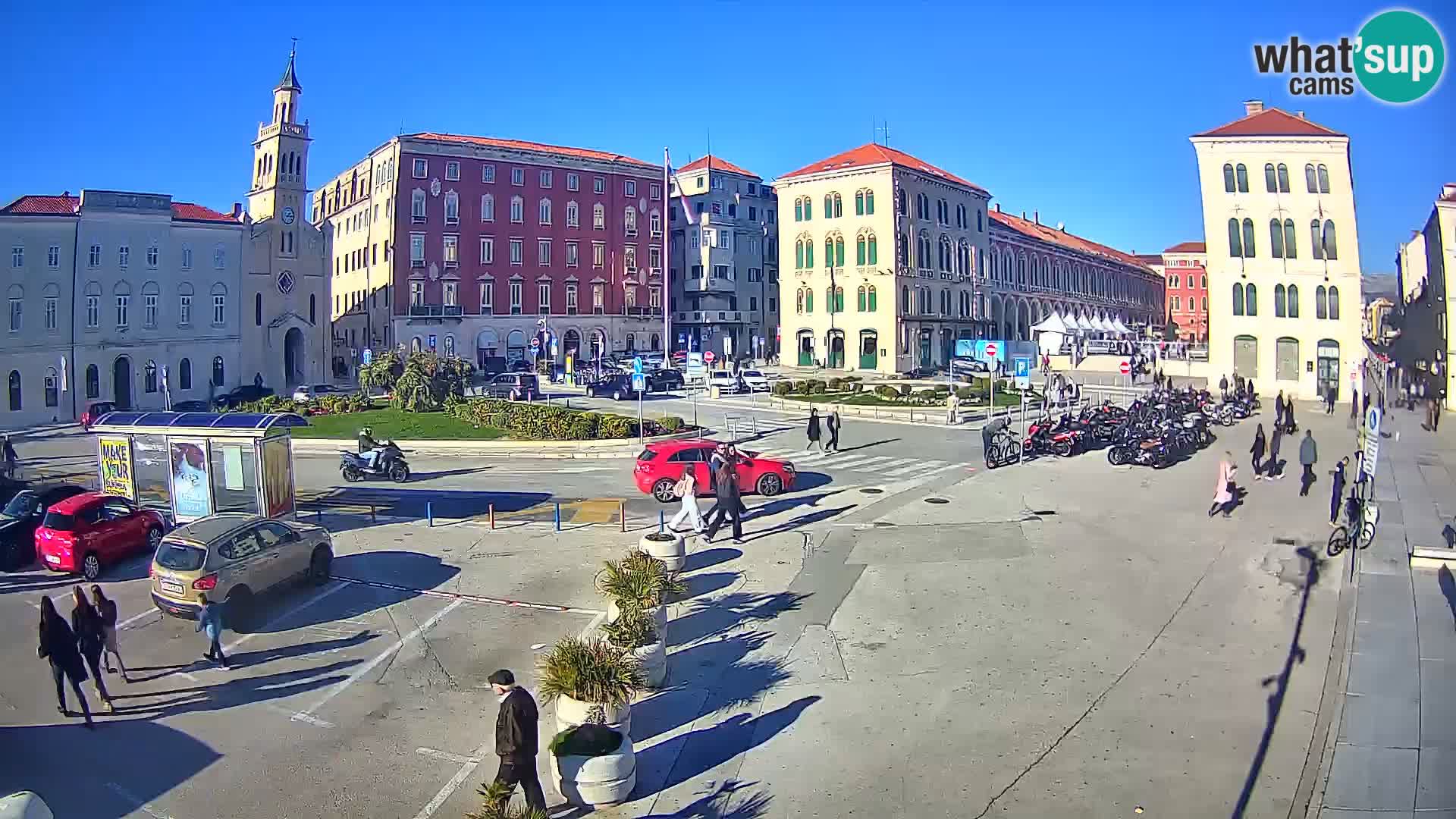 Webcam Split Riva – Prokurative | Trg Republike