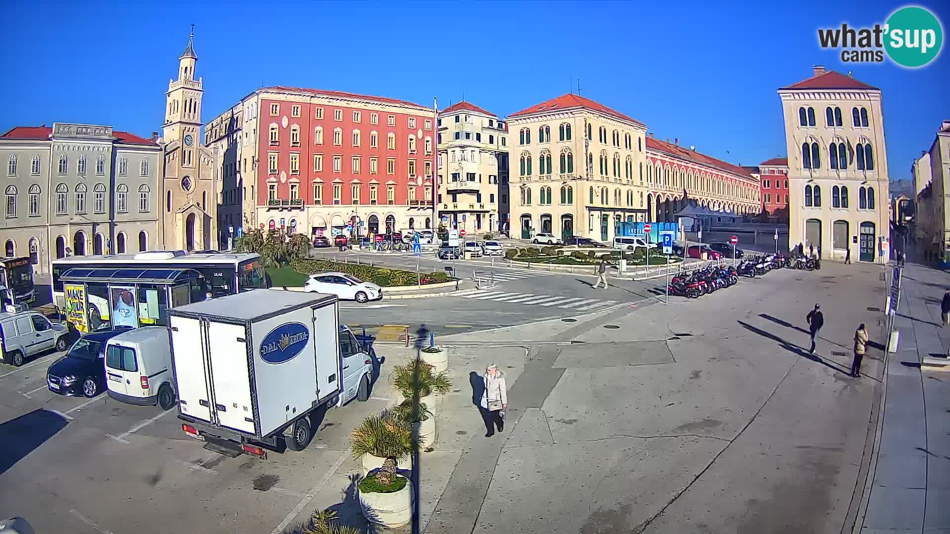 Webcam Spalato Riva – Prokurative | Piazza della Republika