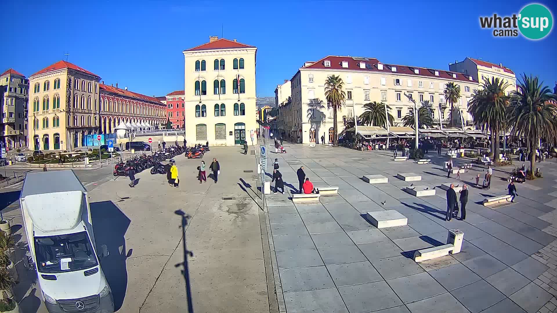 Webcam Spalato Riva – Prokurative | Piazza della Republika