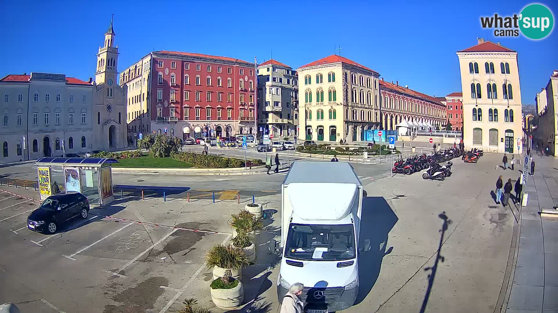 Webcam Split Riva – Prokurative | Plaza de la República