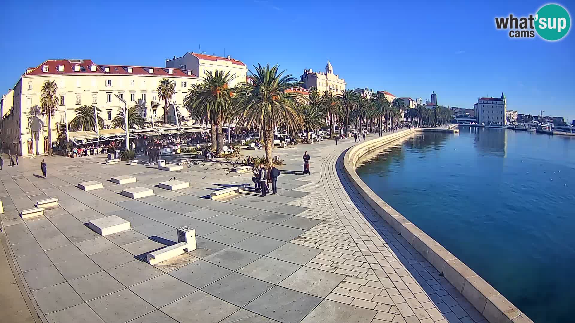 Webcam Split Riva – Prokurative | Trg Republike