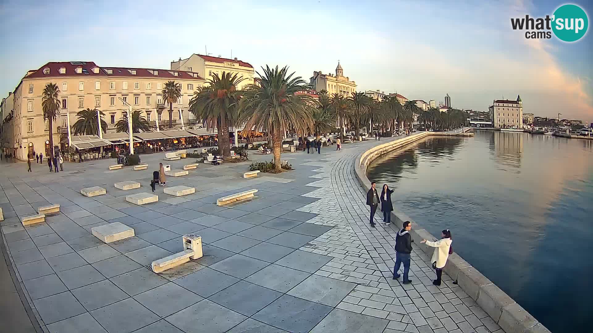 Webcam Split Riva – Prokurative | Trg Republike