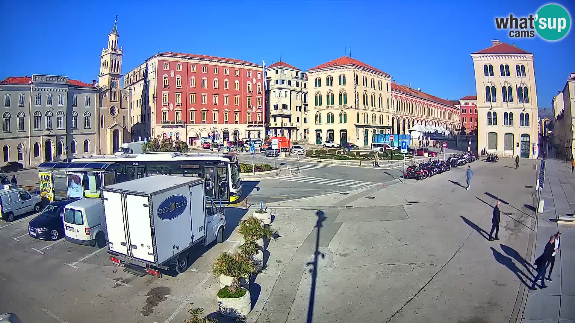 Webcam Split Riva – Prokurative | Trg Republike