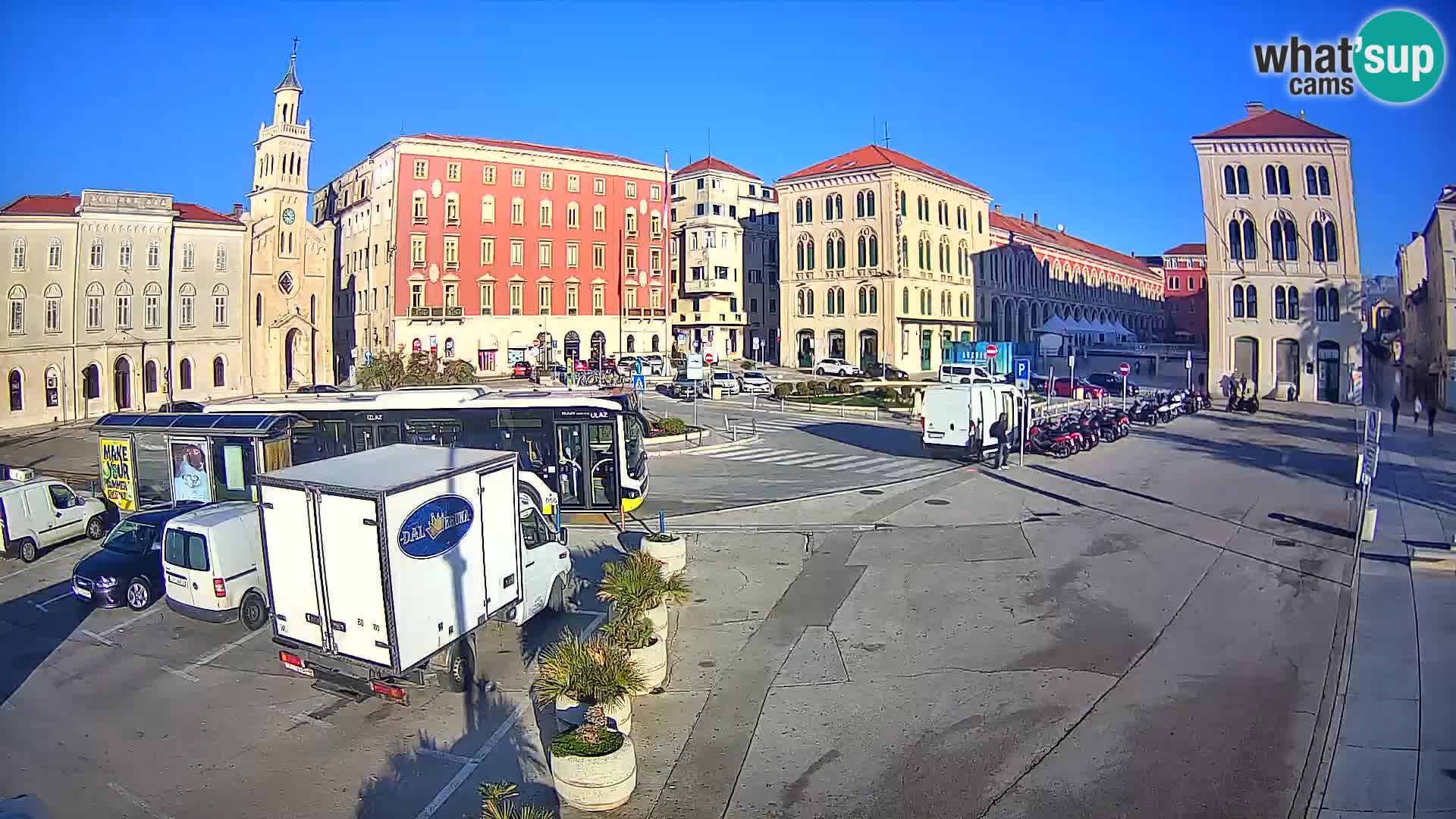 Webcam Spalato Riva – Prokurative | Piazza della Republika