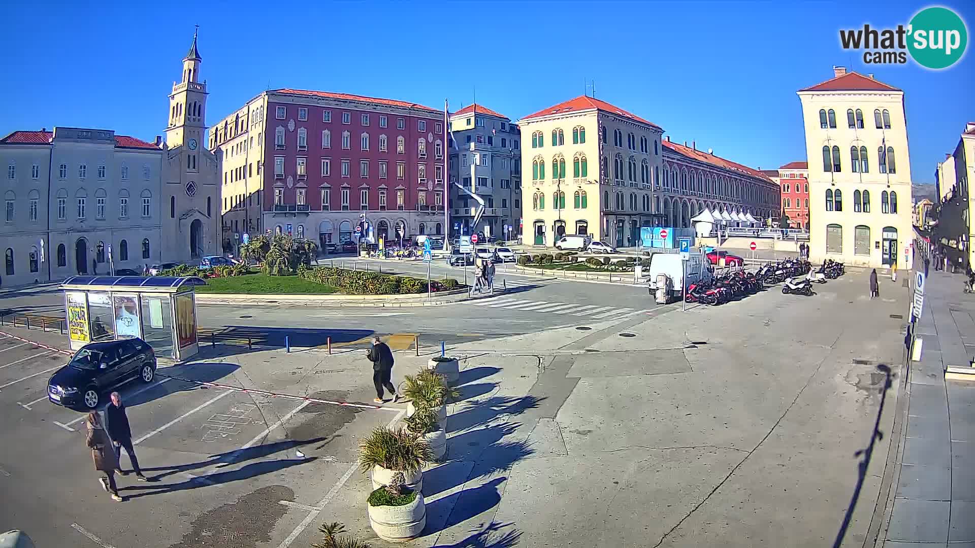 Webcam Spalato Riva – Prokurative | Piazza della Republika