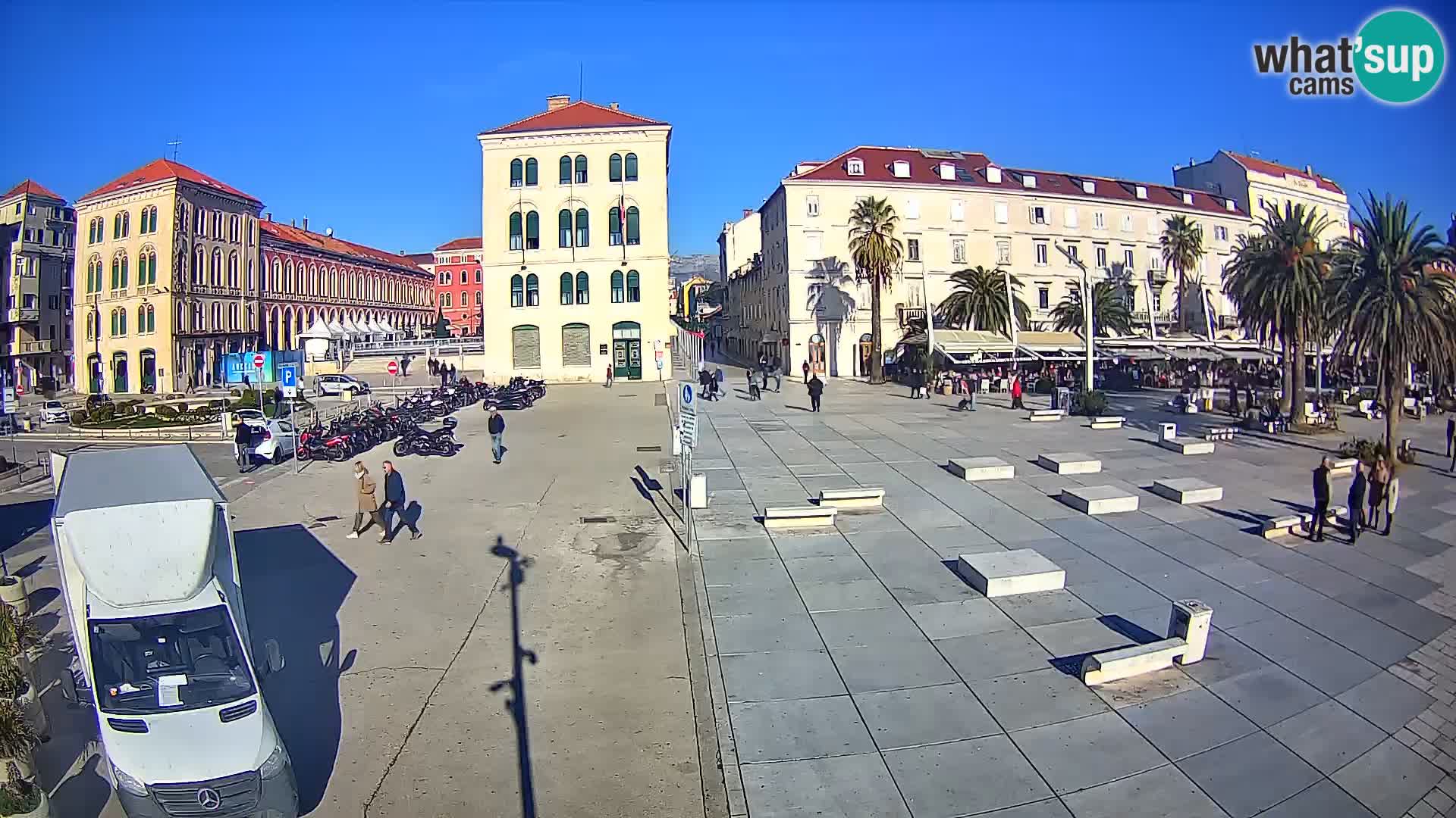 Webcam Spalato Riva – Prokurative | Piazza della Republika
