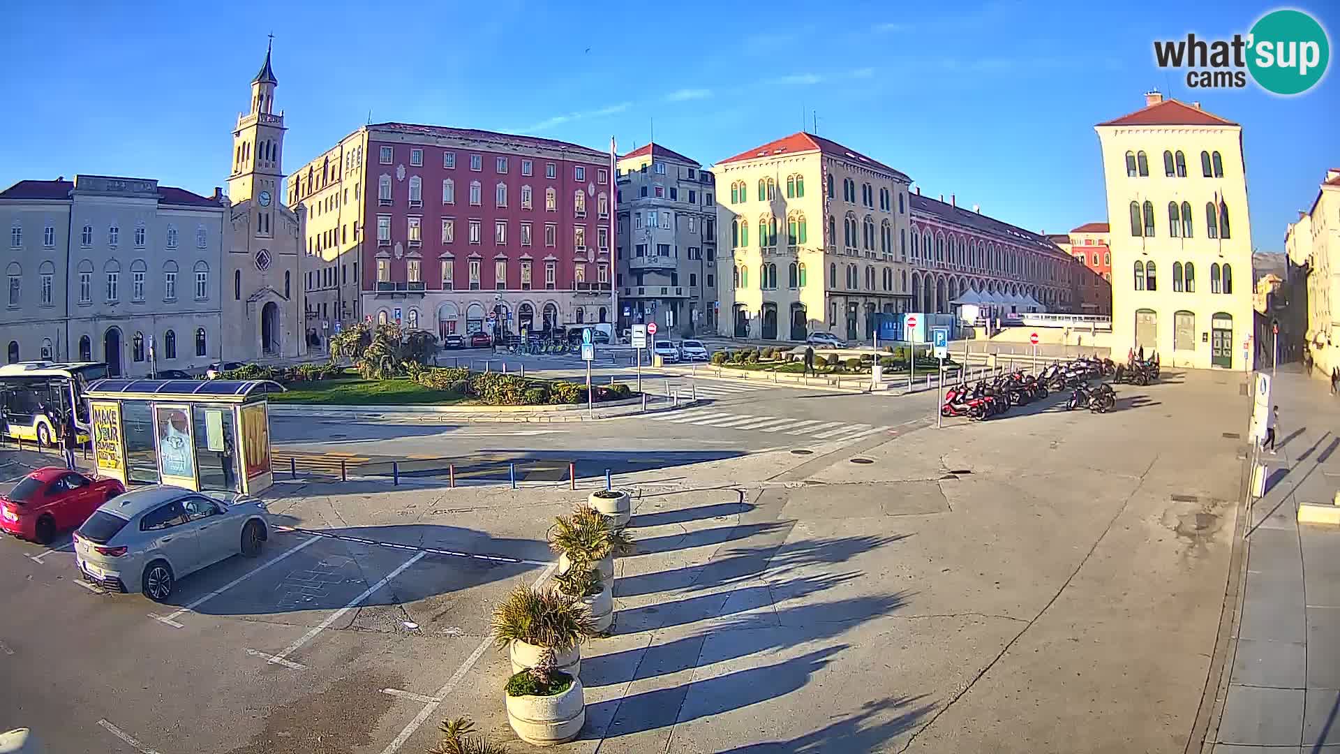 Webcam Spalato Riva – Prokurative | Piazza della Republika