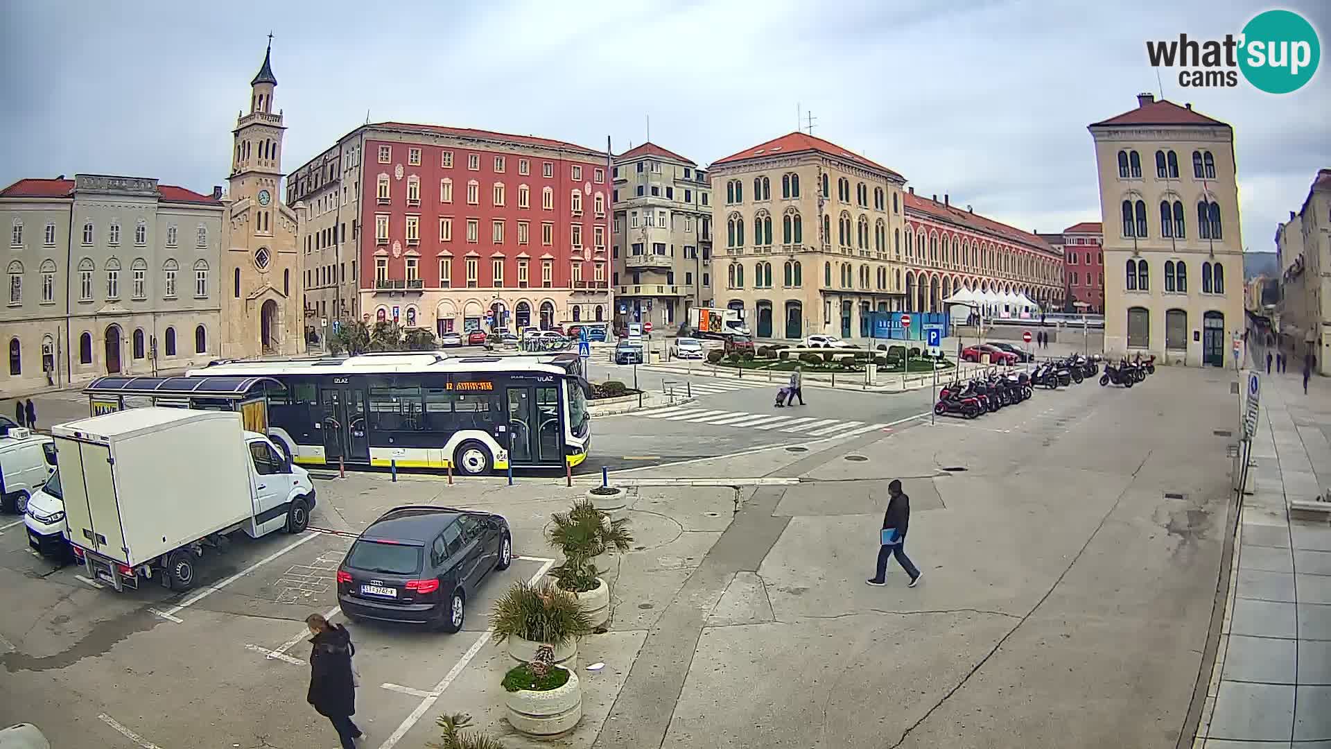 Webcam Split Riva – Prokurative | Trg Republike