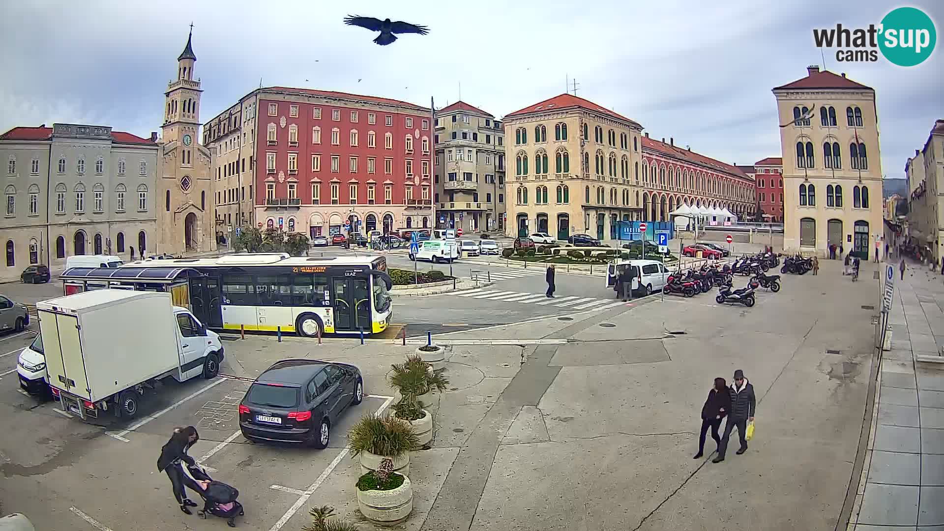 Webcam Spalato Riva – Prokurative | Piazza della Republika