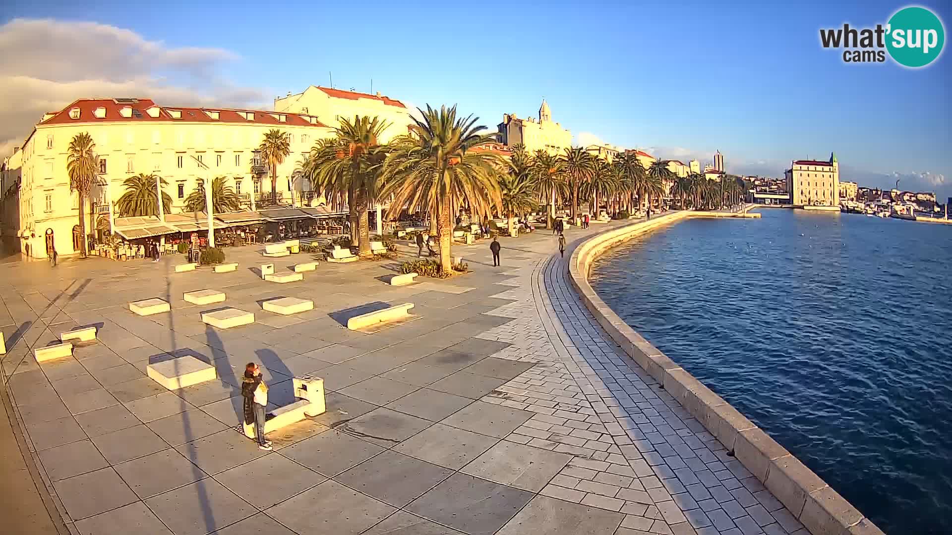 Webcam Spalato Riva – Prokurative | Piazza della Republika