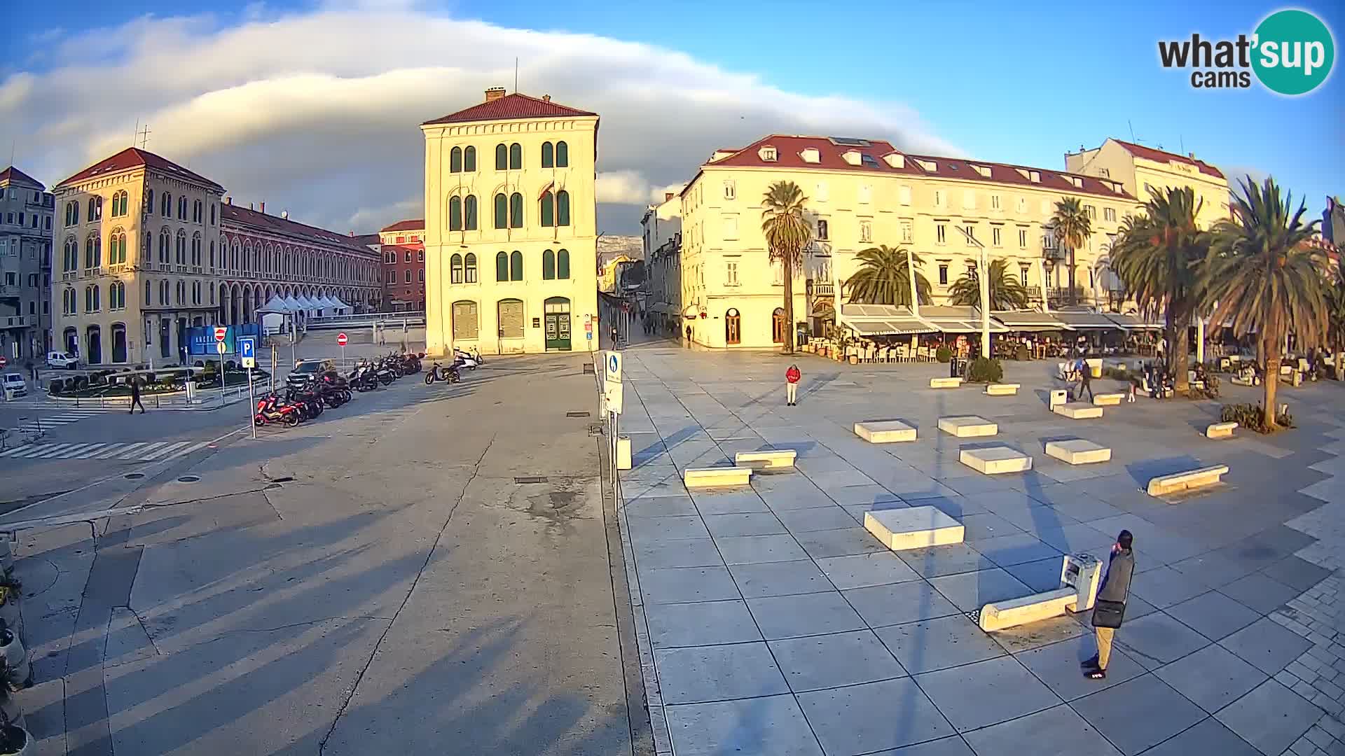 Webcam Split Riva – Prokurative | Trg Republike