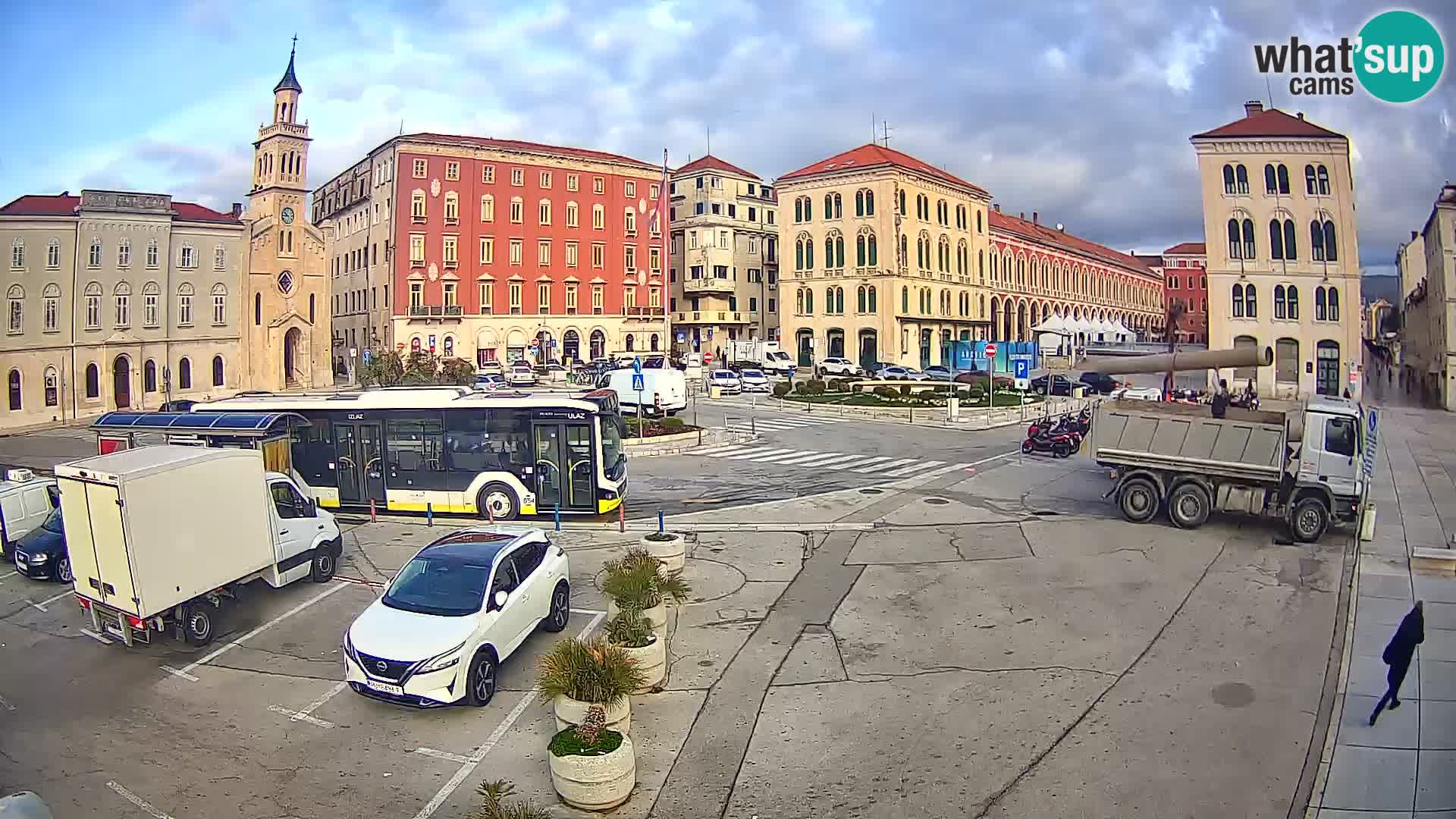 Webcam Split Riva – Prokurative | Trg Republike