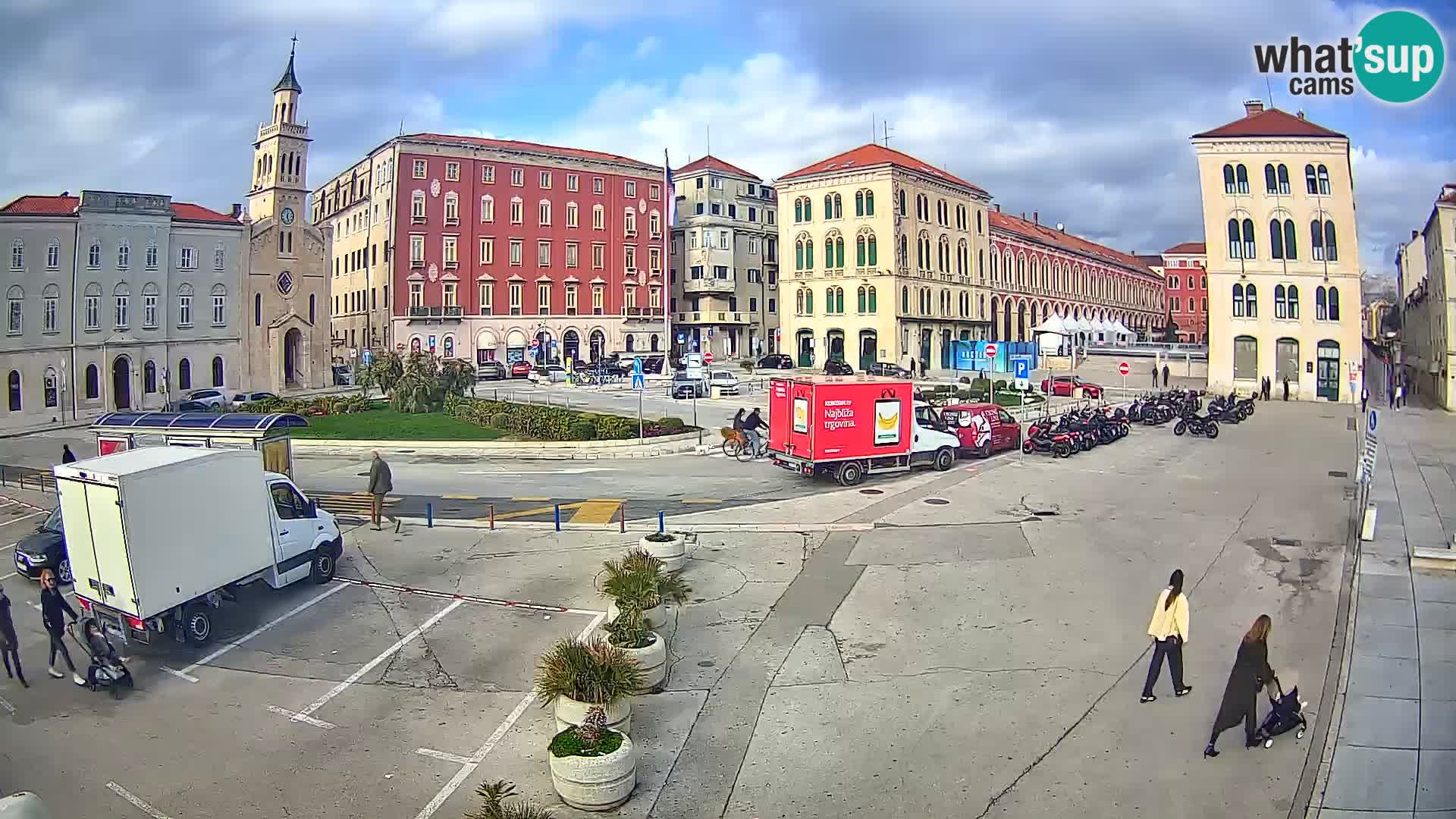 Webcam Split Riva – Prokurative | Trg Republike