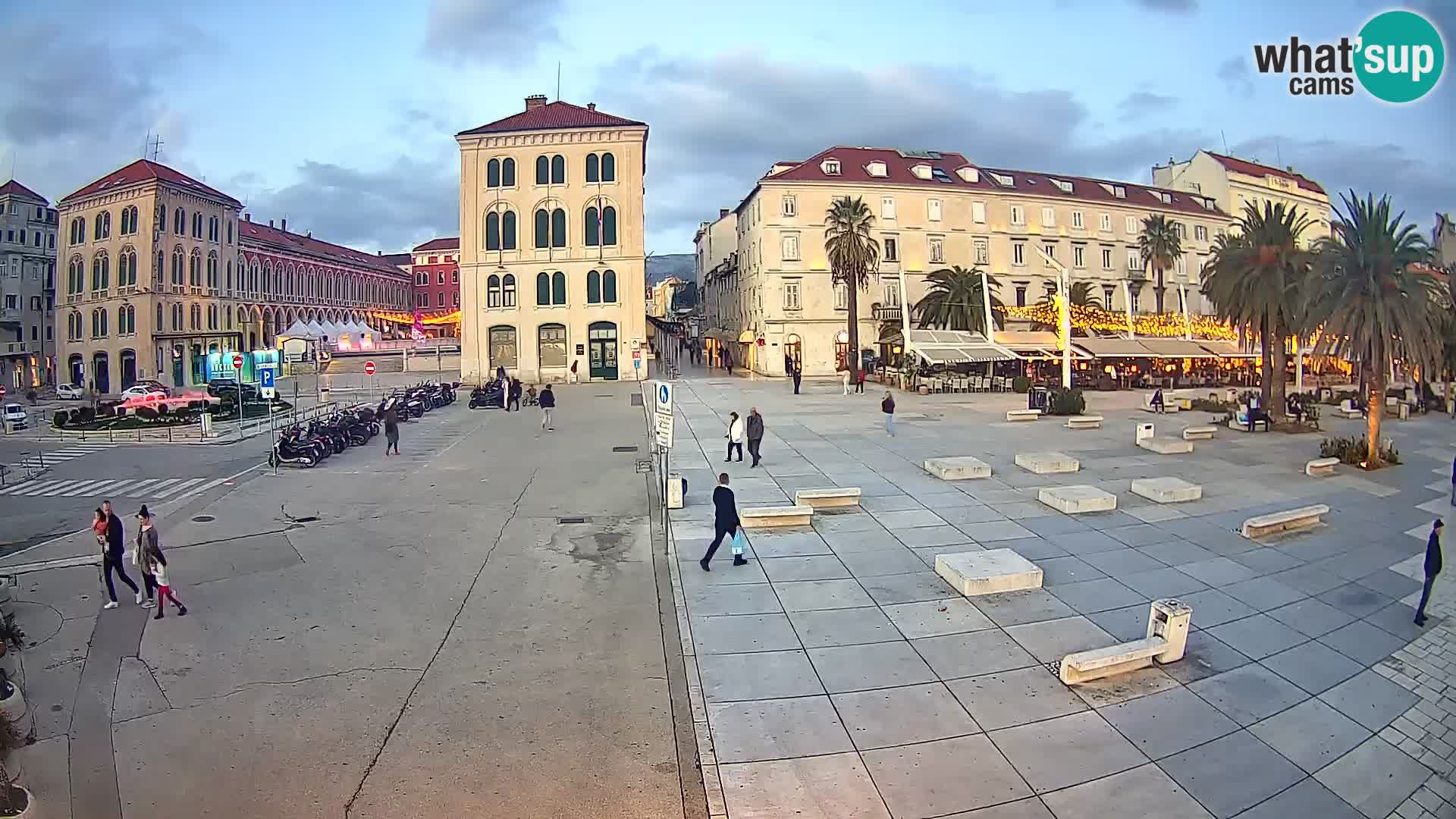 Webcam Spalato Riva – Prokurative | Piazza della Republika