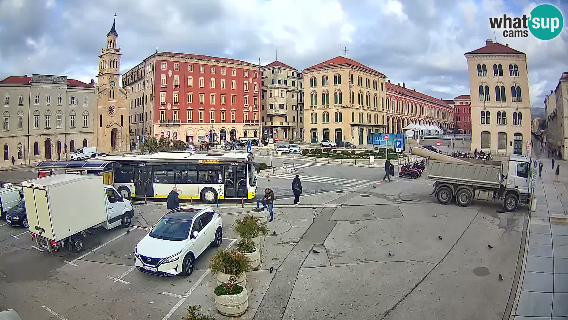 Webcam Spalato Riva – Prokurative | Piazza della Republika
