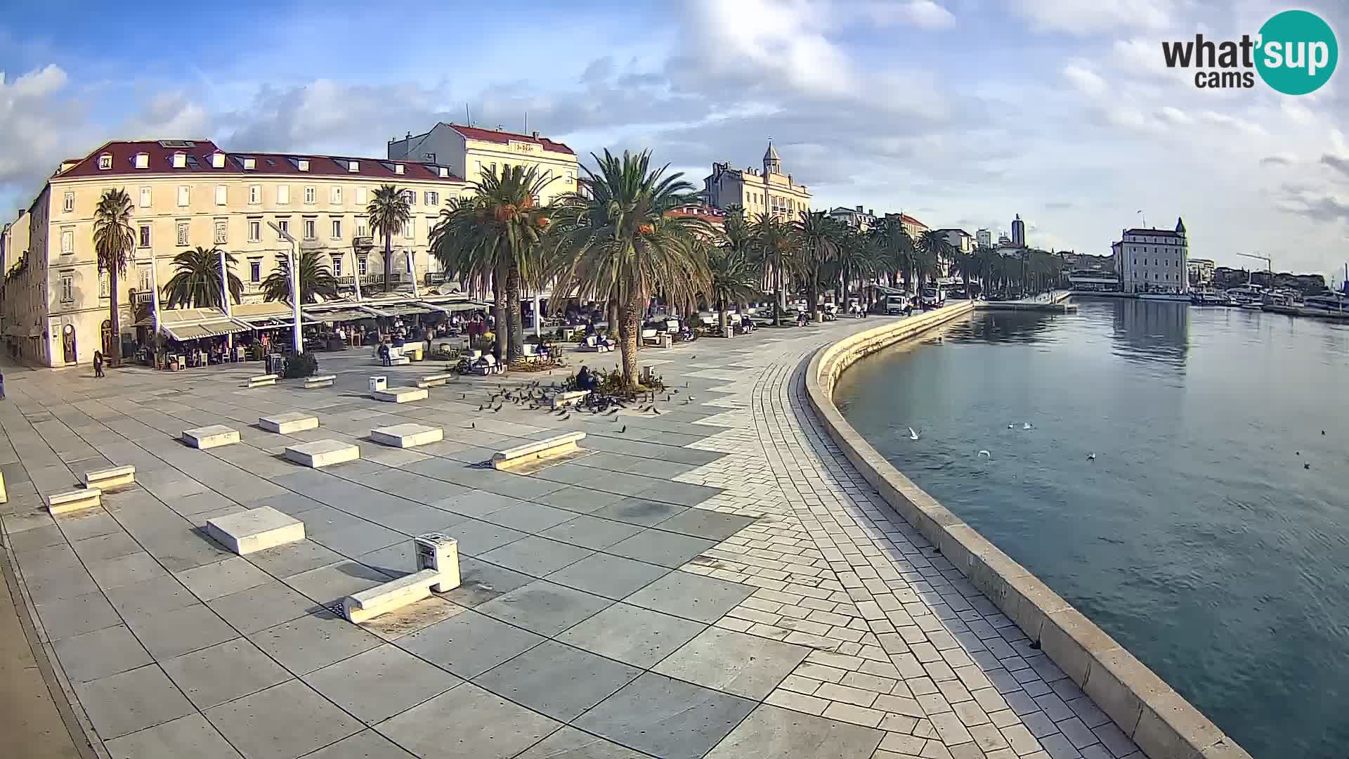 Webcam Spalato Riva – Prokurative | Piazza della Republika