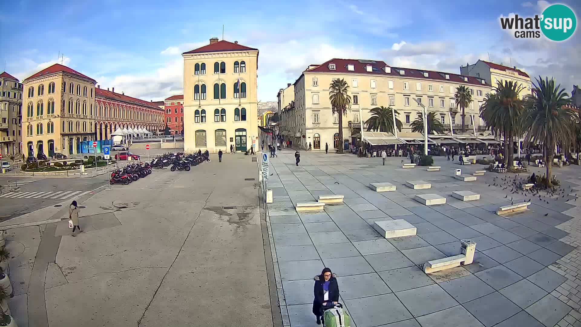 Webcam Split Riva – Prokurative | Trg Republike