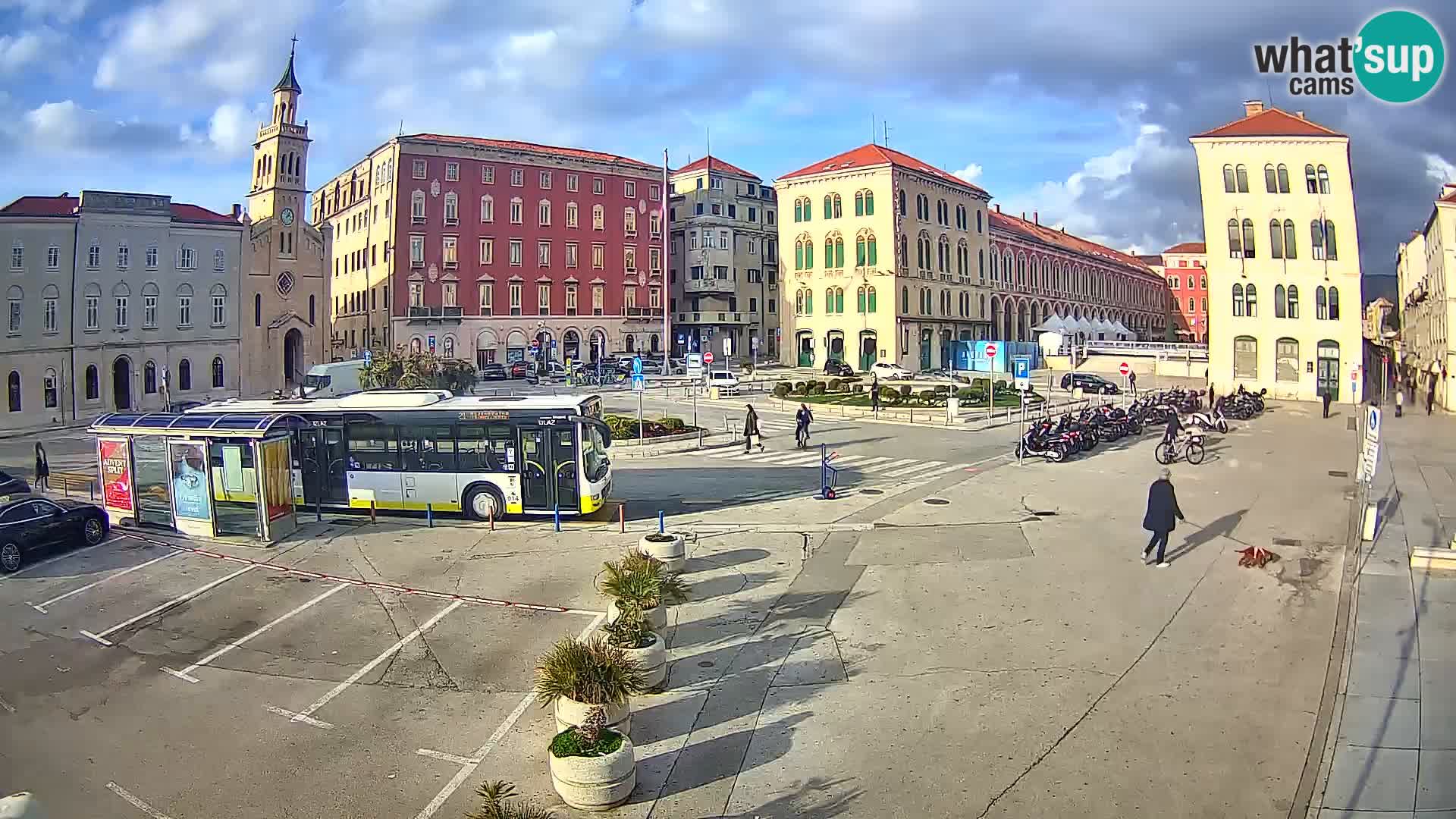 Webcam Split Riva – Prokurative | Trg Republike