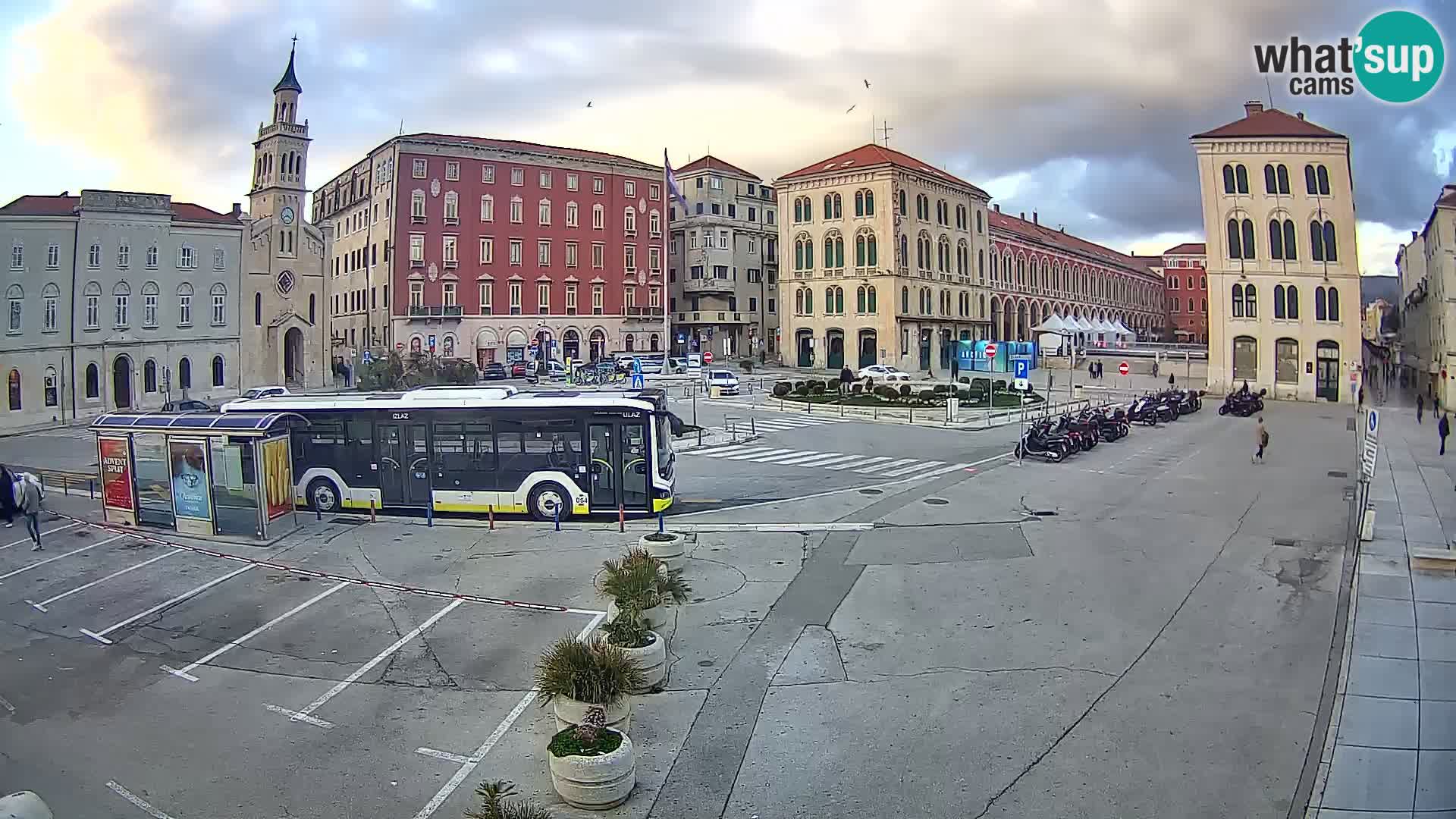 Webcam Spalato Riva – Prokurative | Piazza della Republika