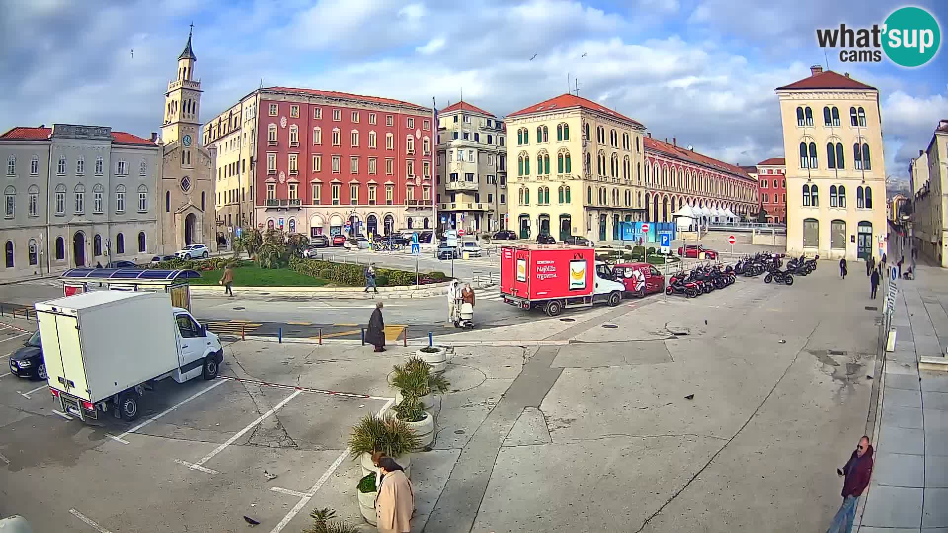 Webcam Spalato Riva – Prokurative | Piazza della Republika