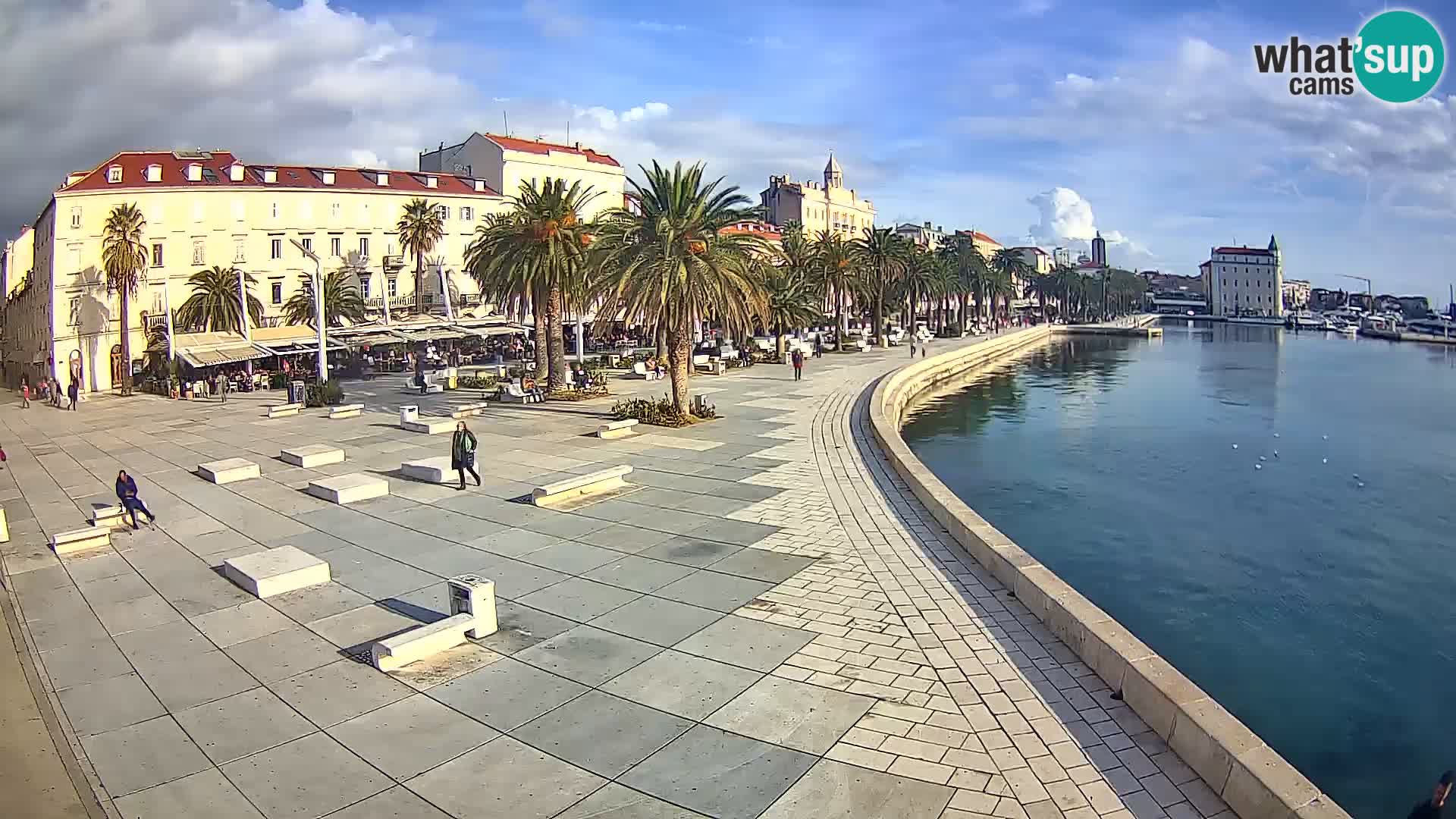 Webcam Split Riva – Prokurative | Trg Republike