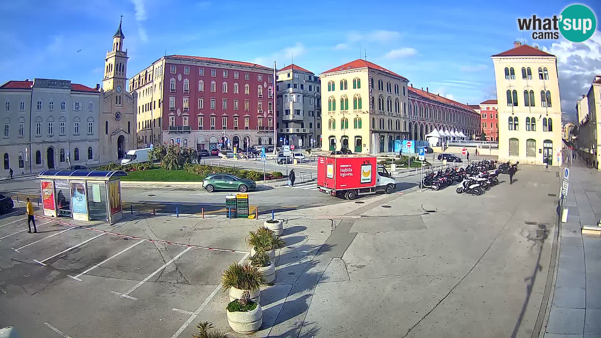 Webcam Spalato Riva – Prokurative | Piazza della Republika
