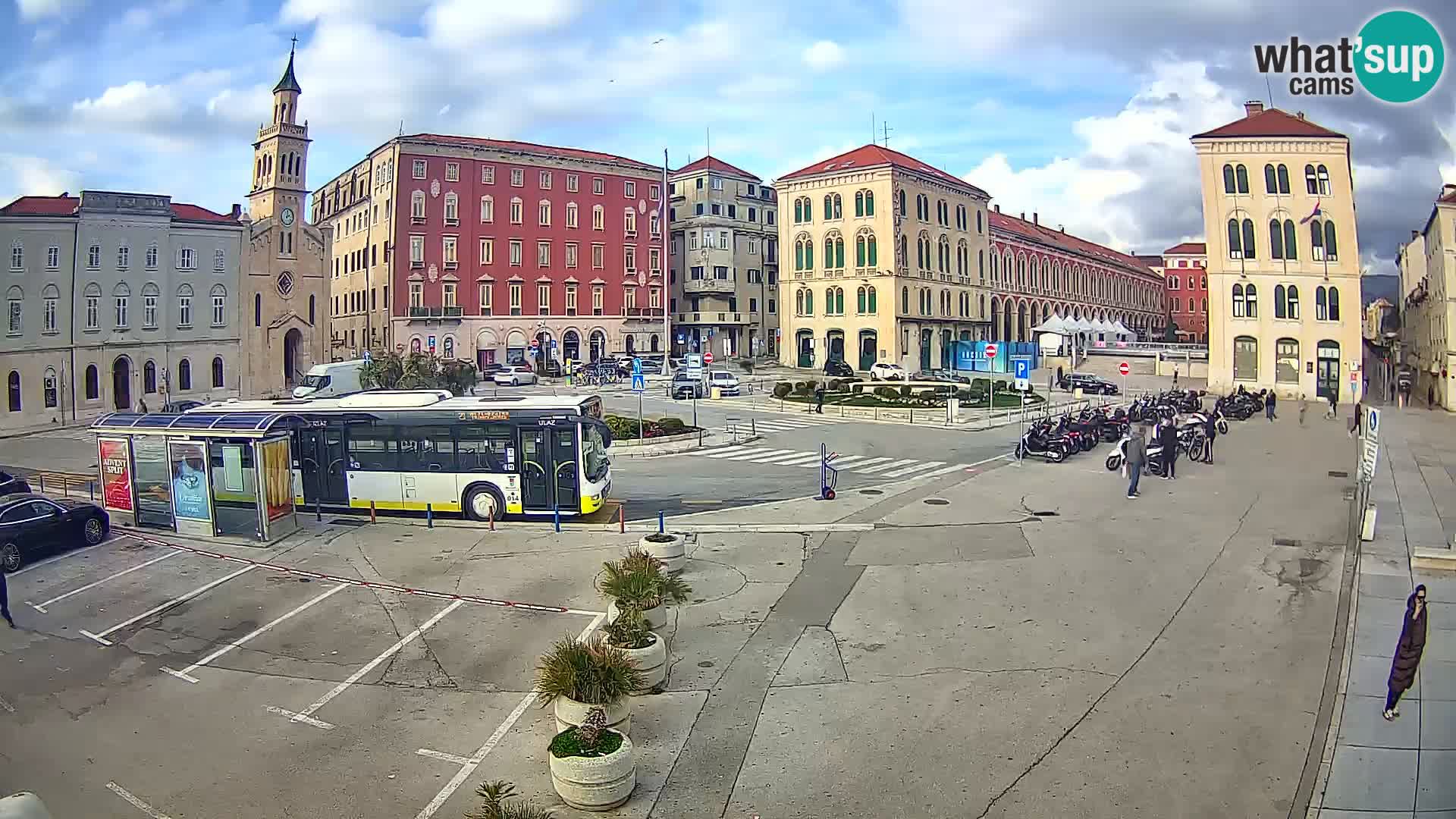 Webcam Split Riva – Prokurative | Trg Republike