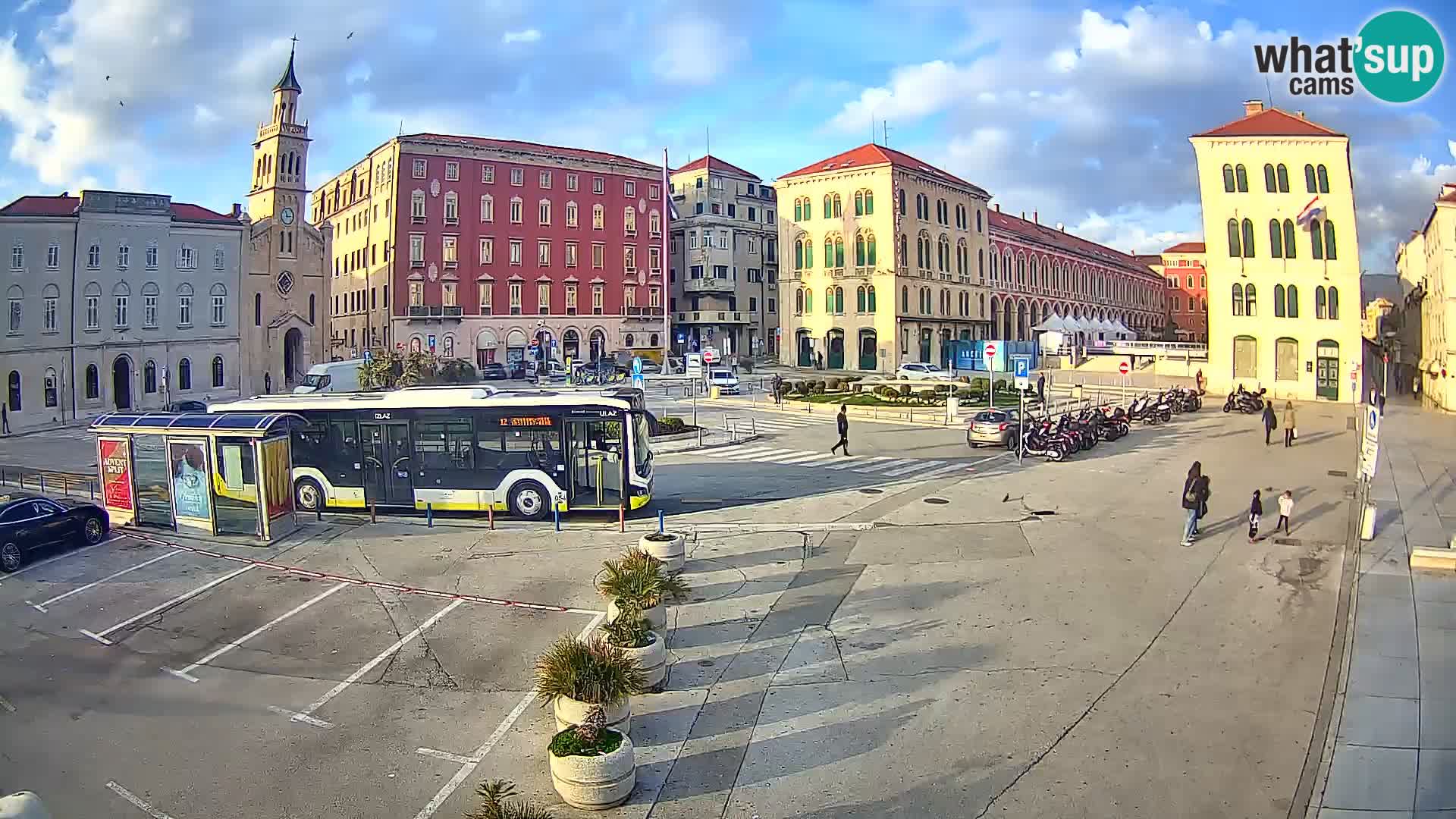 Webcam Split Riva – Prokurative | Trg Republike