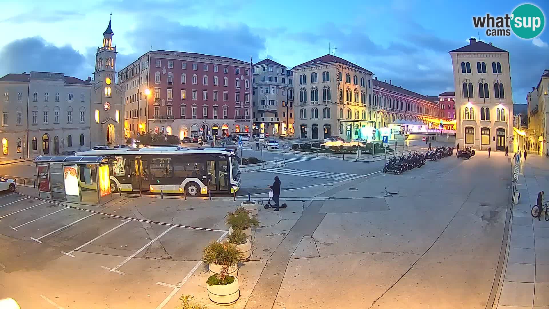 Webcam Spalato Riva – Prokurative | Piazza della Republika