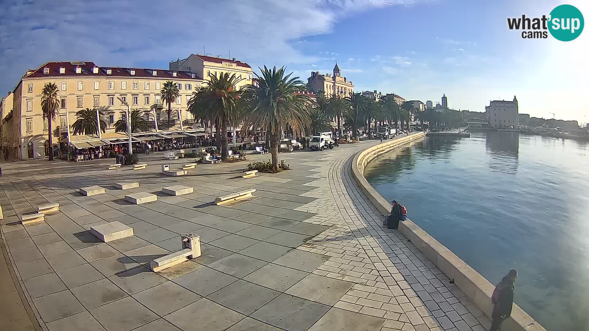 Webcam Split Riva – Prokurative | Trg Republike